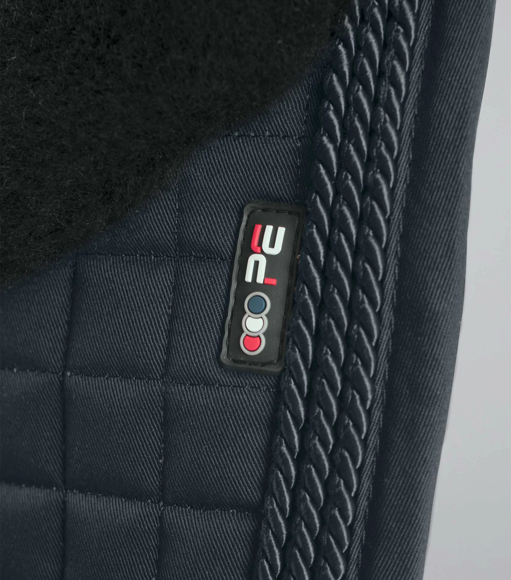 Pony Close Contact Merino Wool Half Lined European GP/ Jump Square Black/Black Wool - Image 2