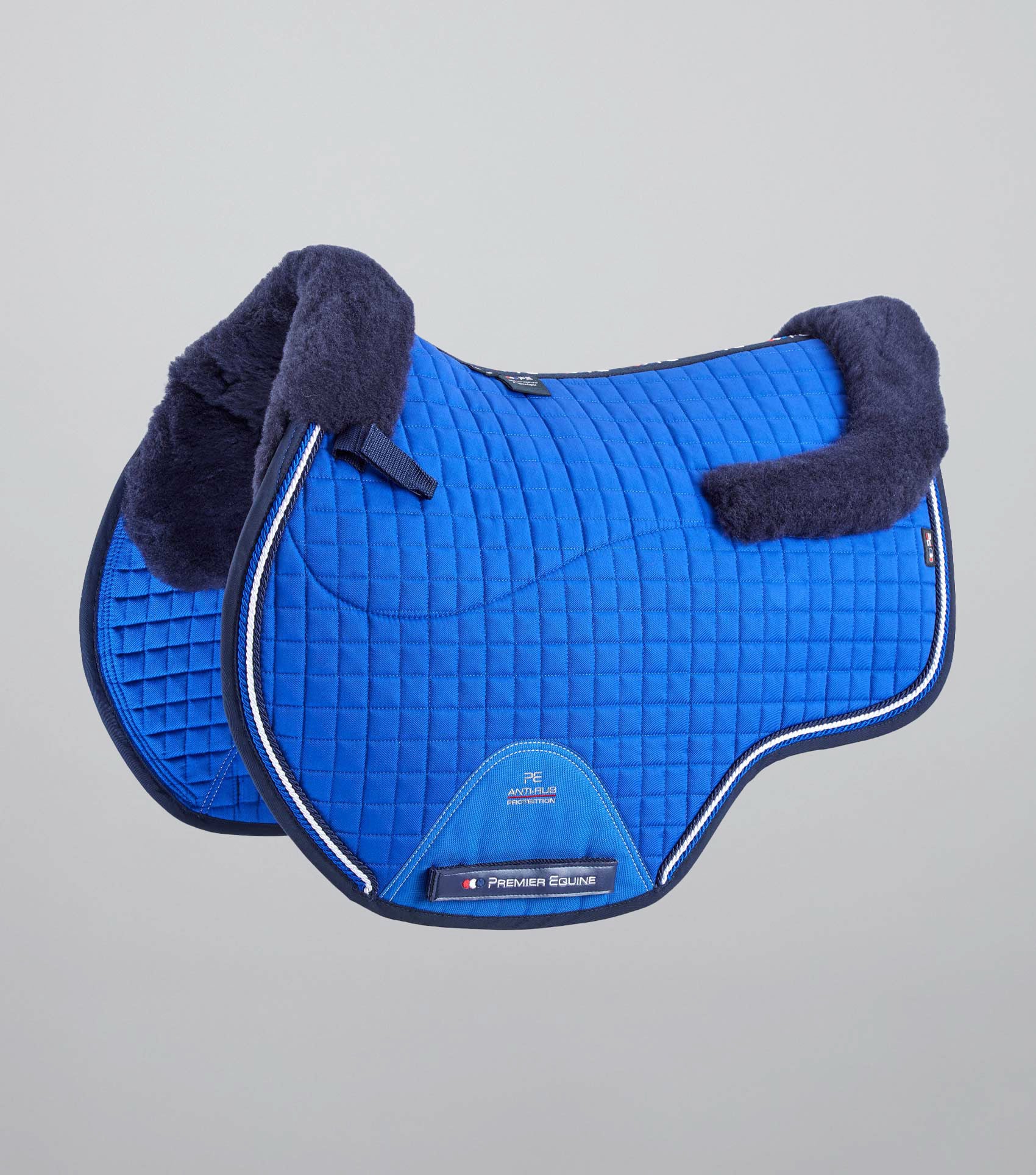 Pony Close Contact Merino Wool Half Lined European GP/ Jump Square Royal Blue/Navy Wool