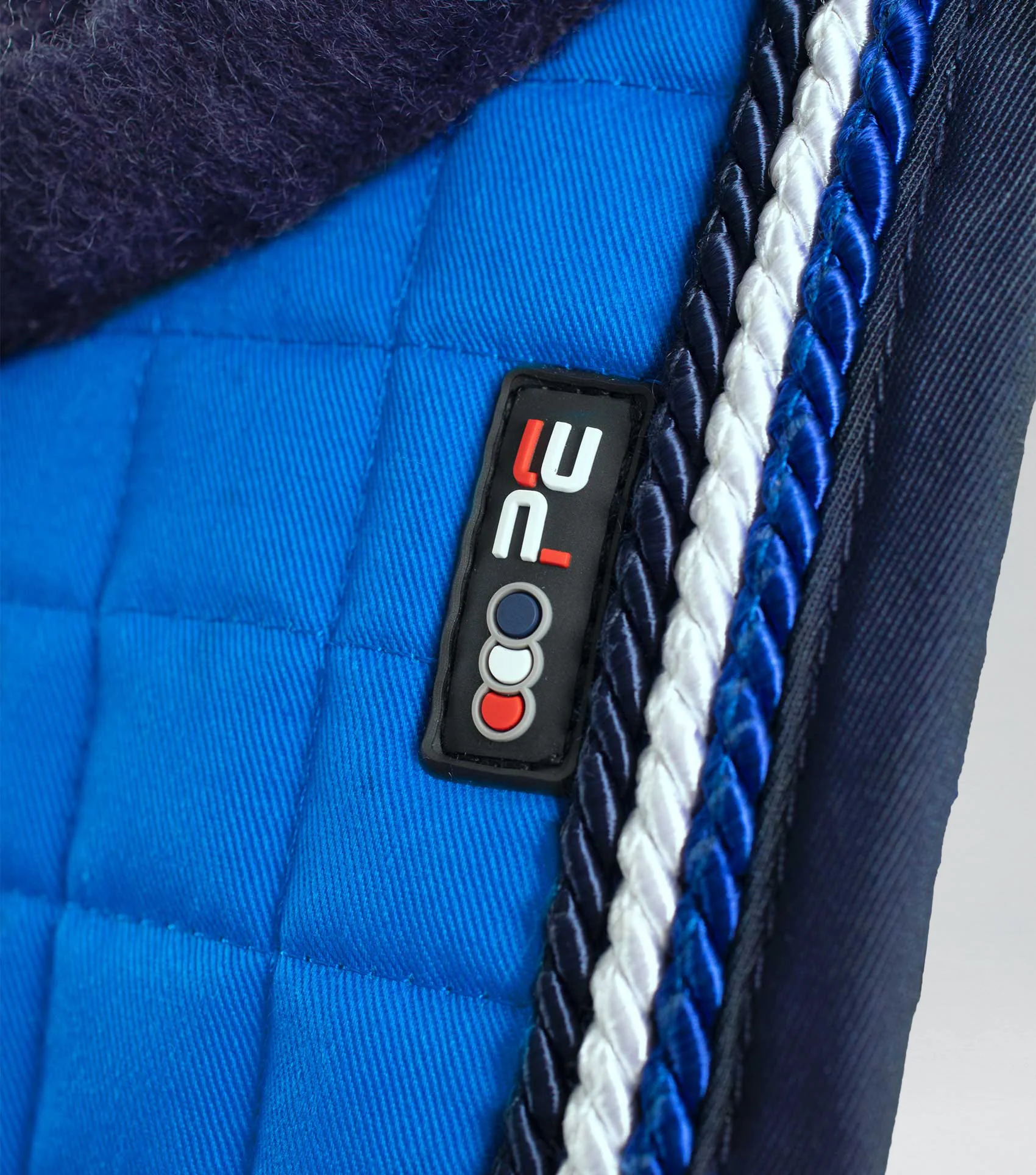 Pony Close Contact Merino Wool Half Lined European GP/ Jump Square Royal Blue/Navy Wool - Image 2