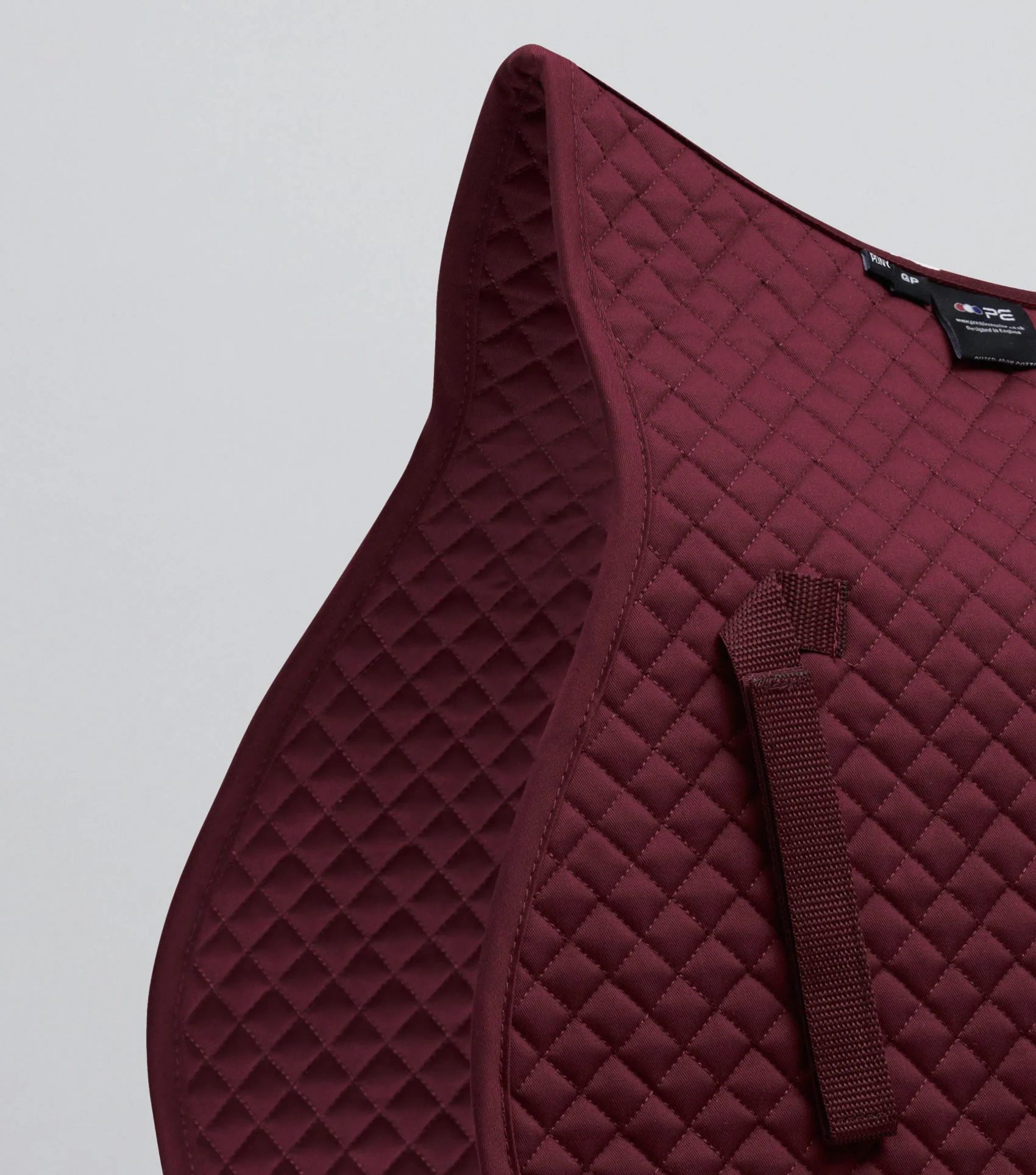 Pony Plain Cotton GP/Jump Square Burgundy - Image 3