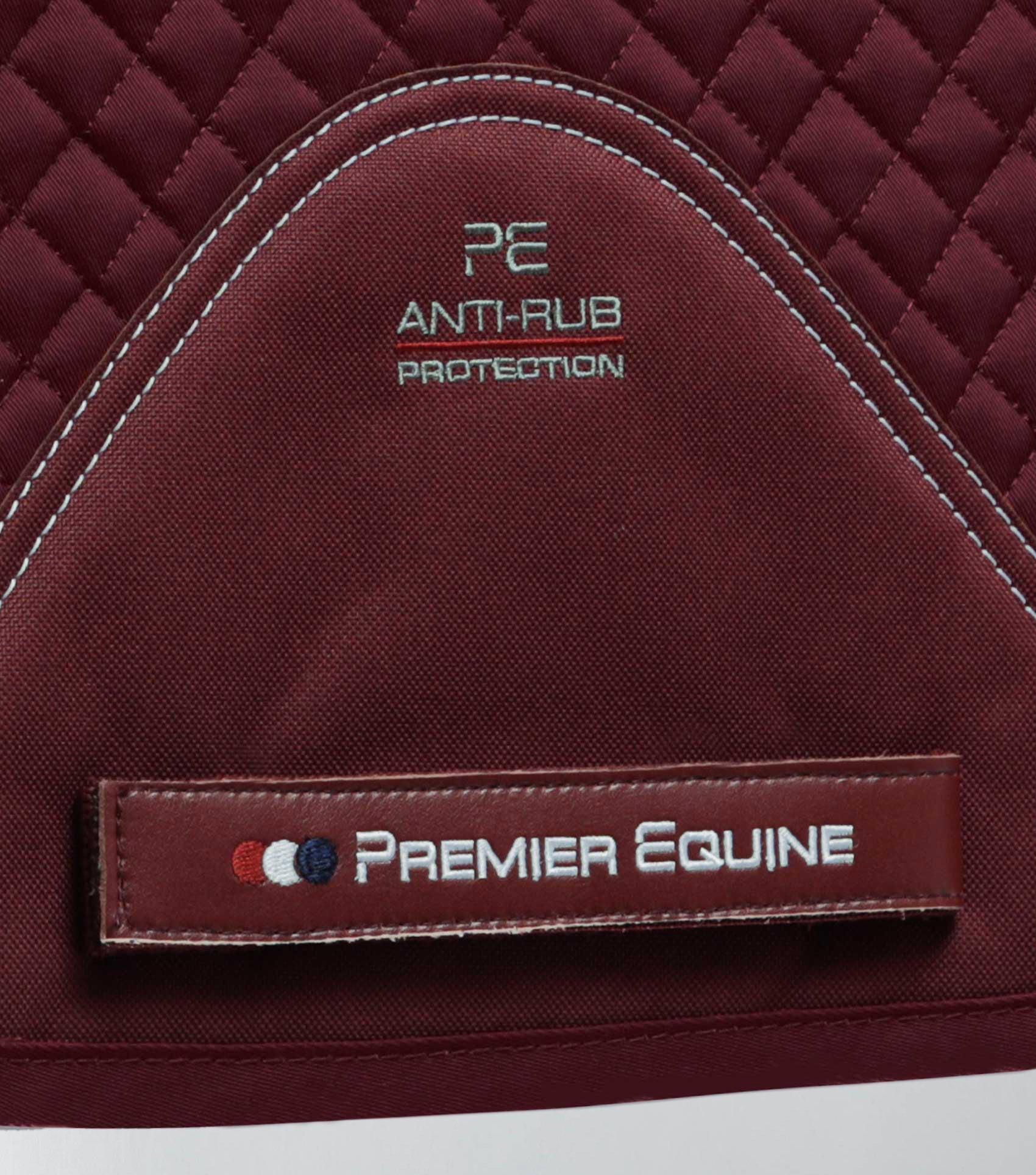 Pony Plain Cotton GP/Jump Square Burgundy - Image 5