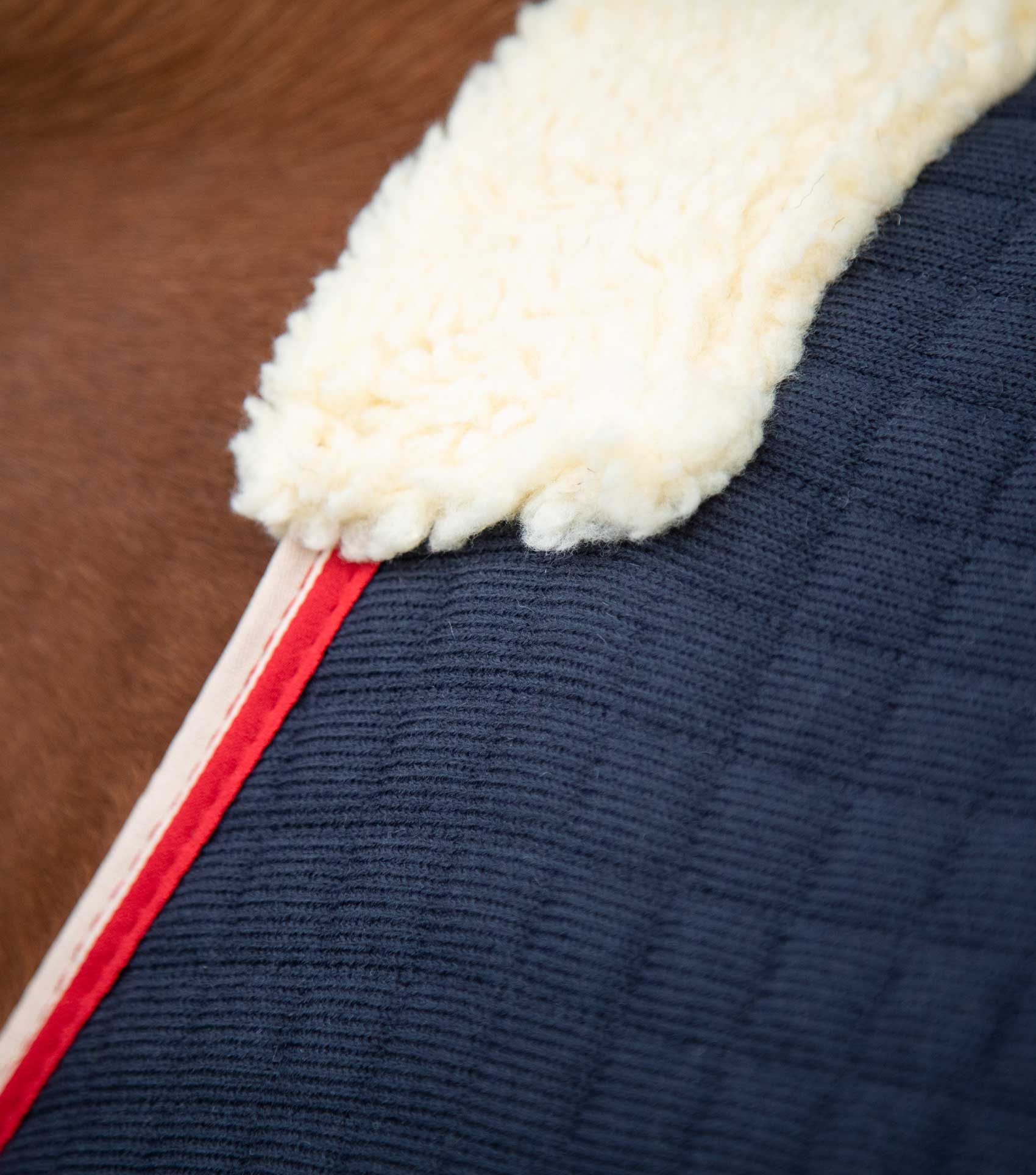 PremTex Horse Cooler Rug Navy - Image 2