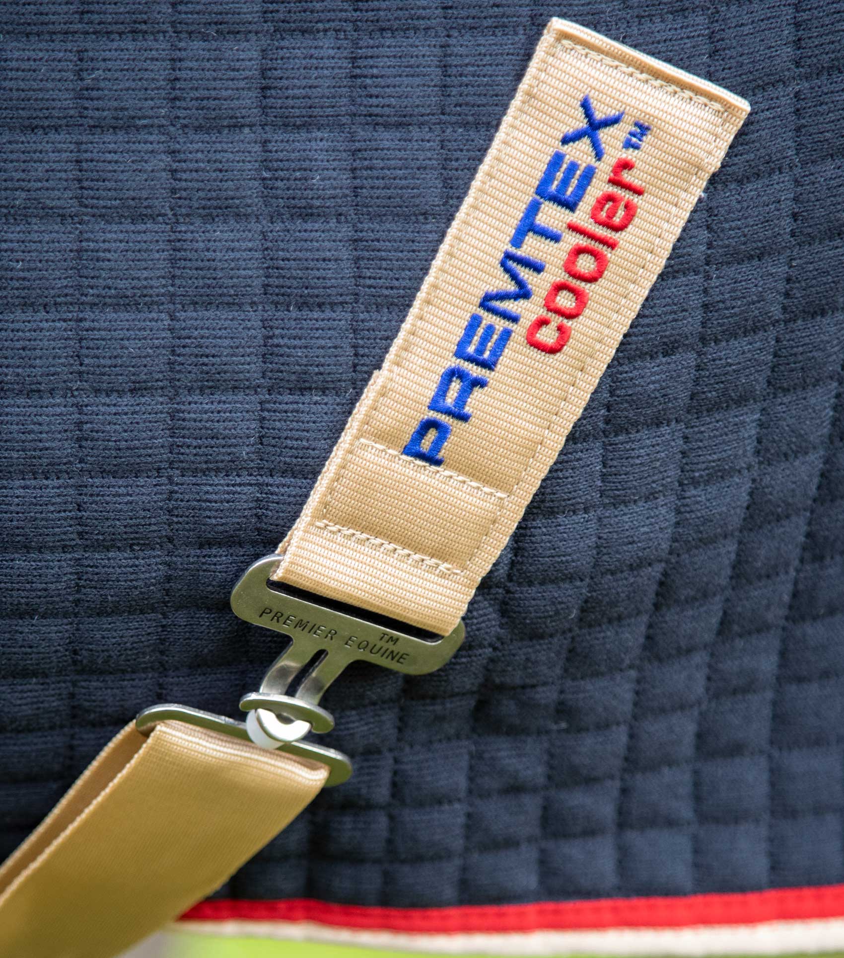 PremTex Horse Cooler Rug Navy - Image 4