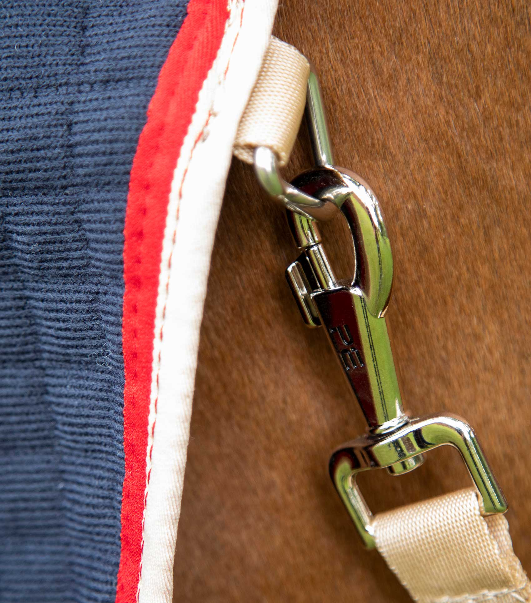 PremTex Horse Cooler Rug Navy - Image 5