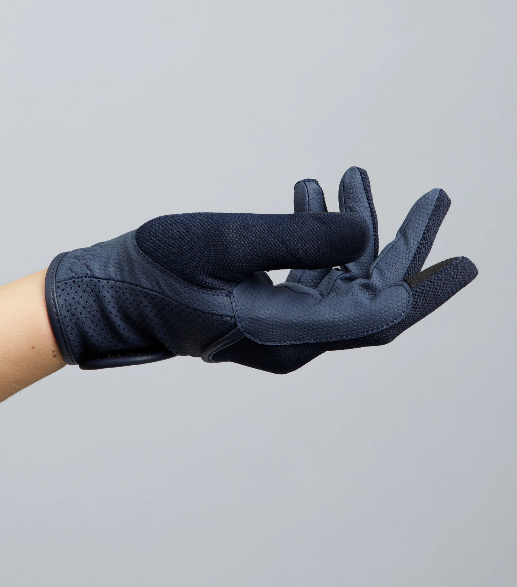Presa Mesh Riding Gloves Navy - Image 4