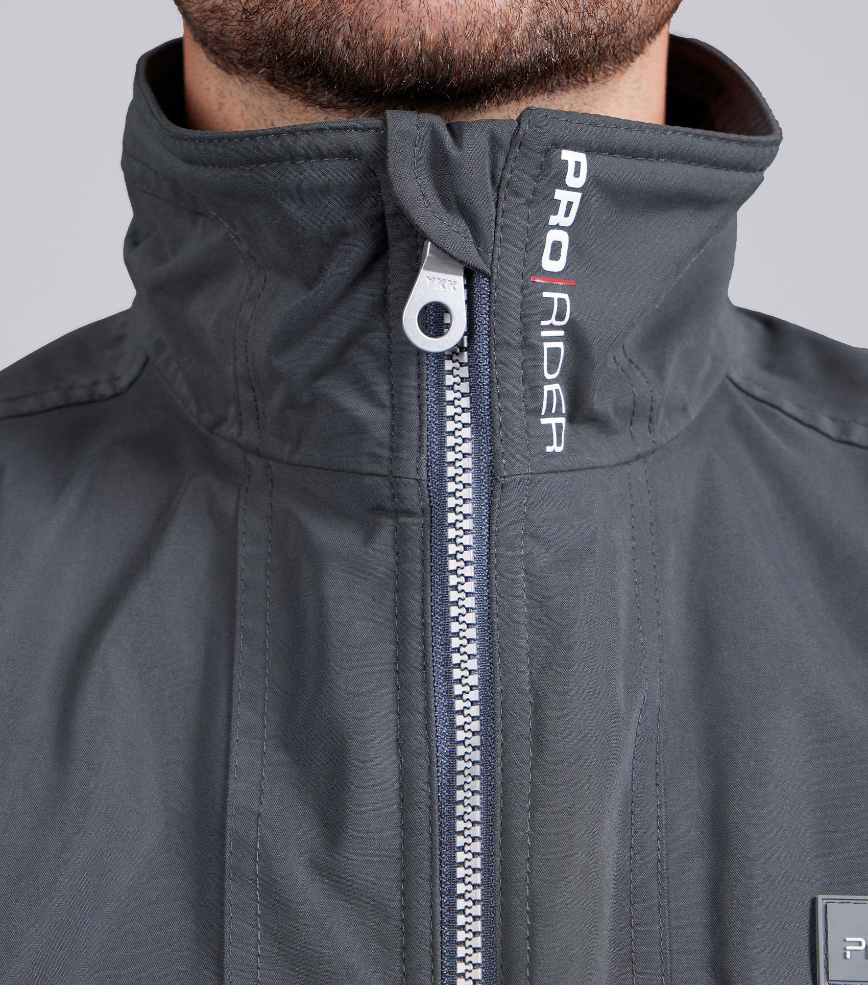 Pro Rider Mens Waterproof Jacket Anthracite Grey - Image 3