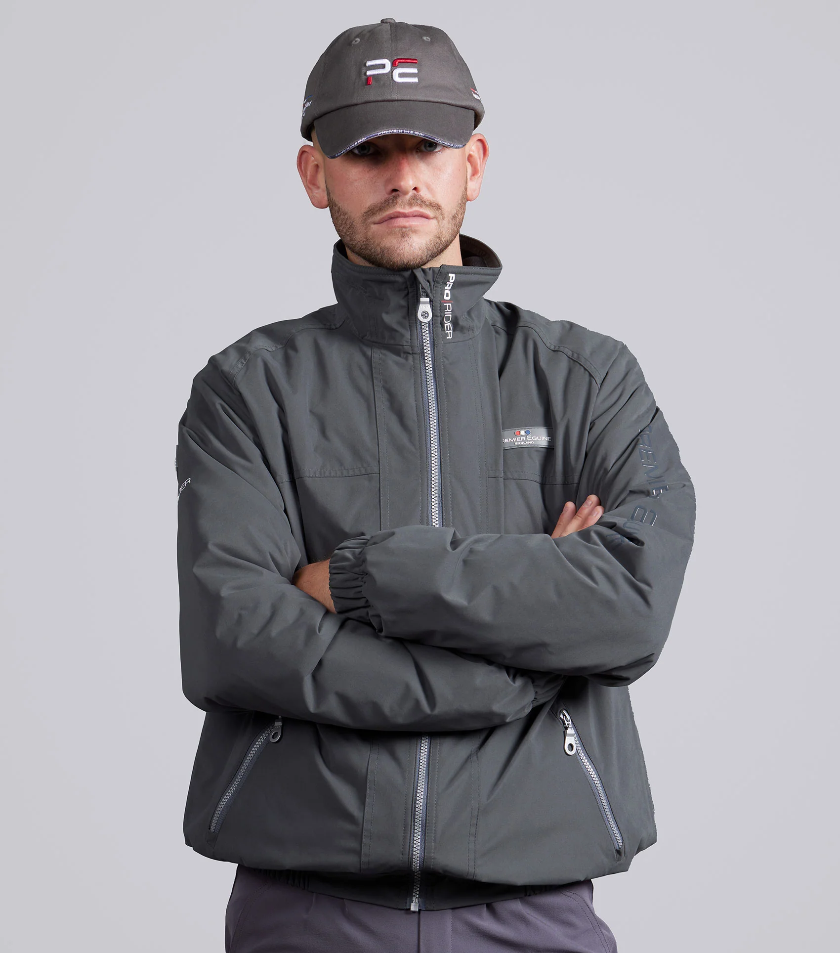 Pro Rider Mens Waterproof Jacket Anthracite Grey - Image 6