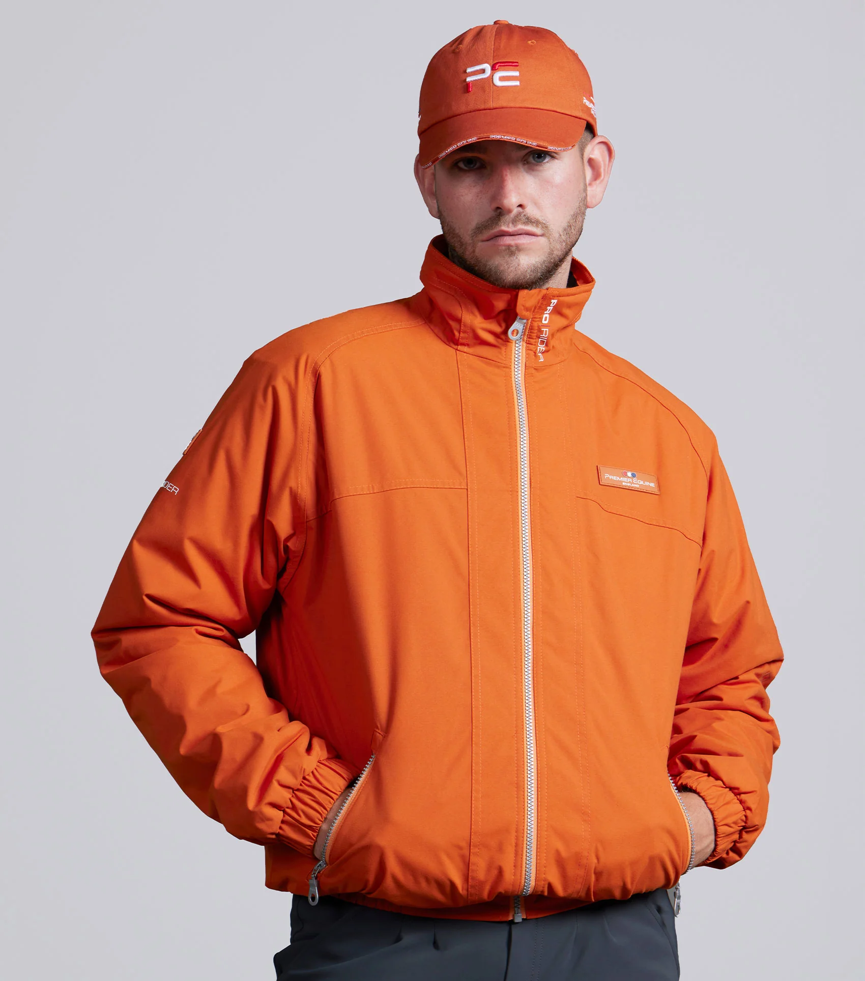 Pro Rider Mens Waterproof Jacket Burnt Orange - Image 6
