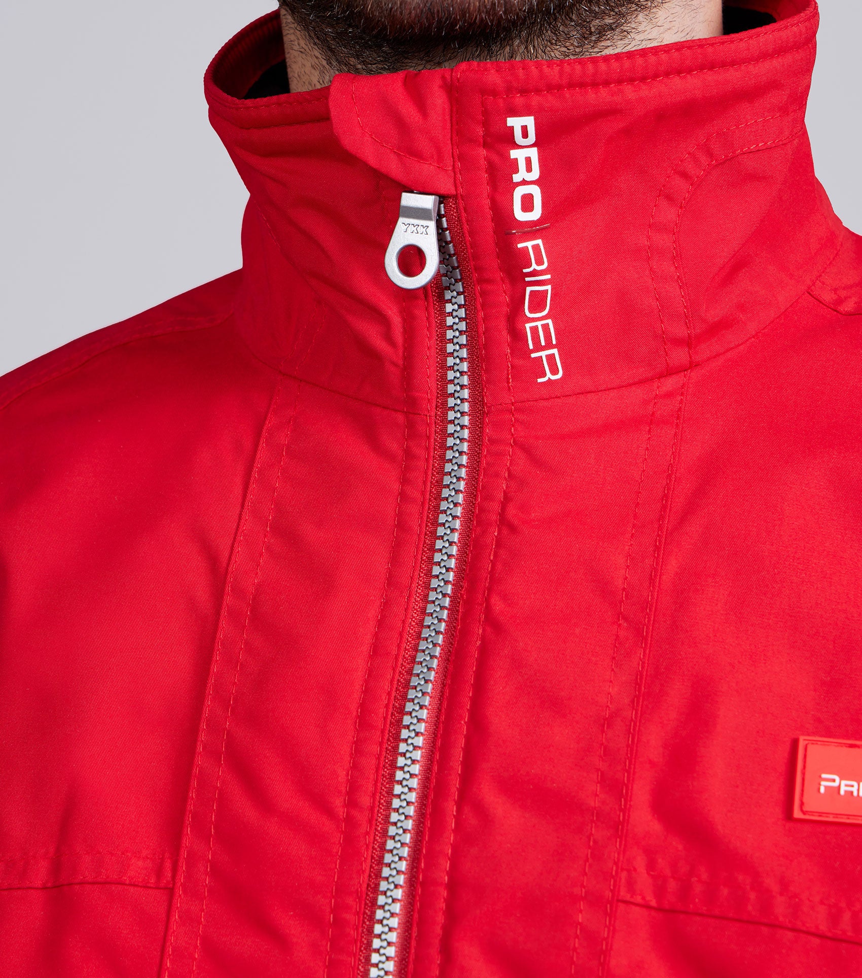 Pro Rider Mens Waterproof Jacket Red - Image 3
