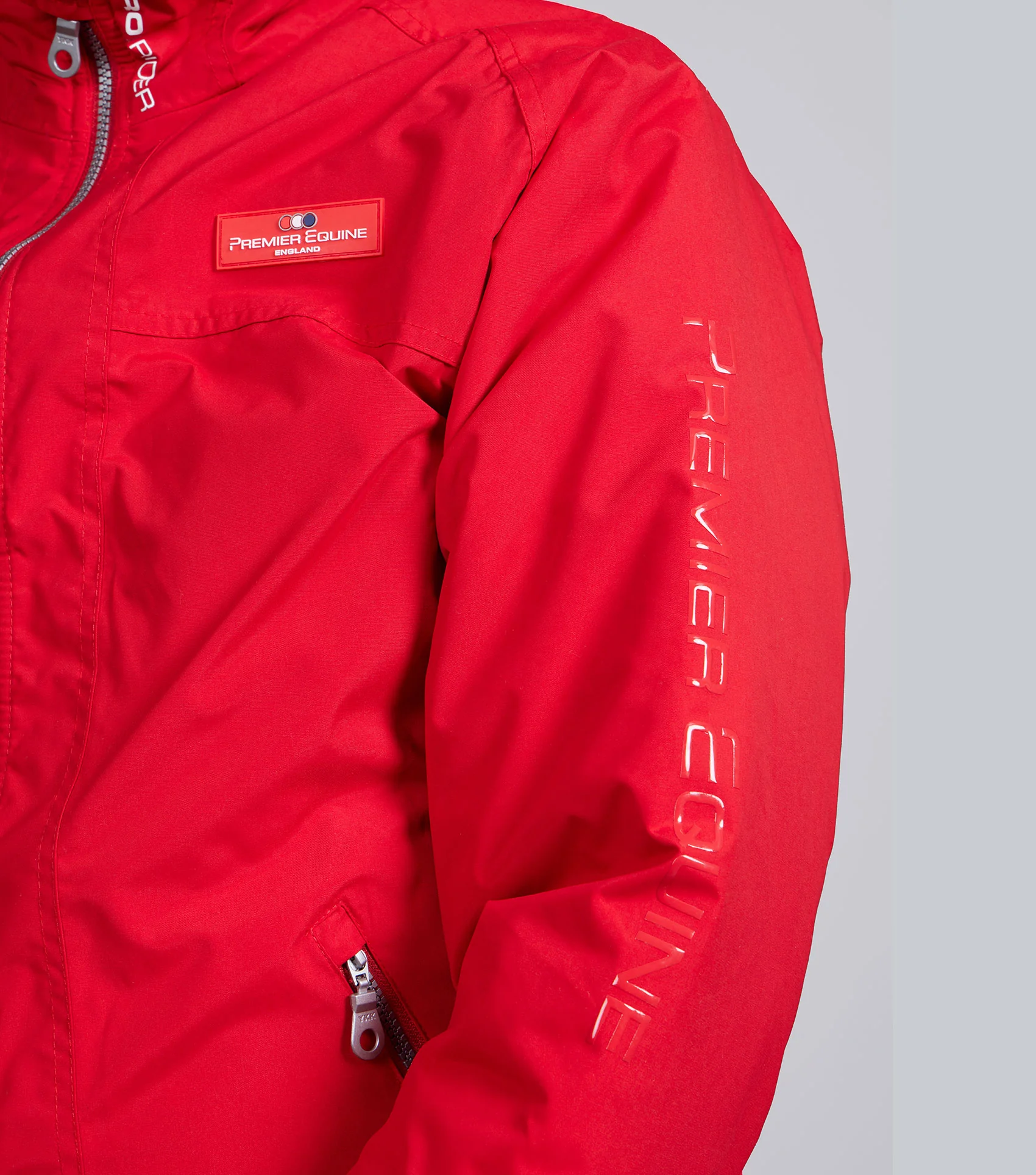 Pro Rider Mens Waterproof Jacket Red - Image 4