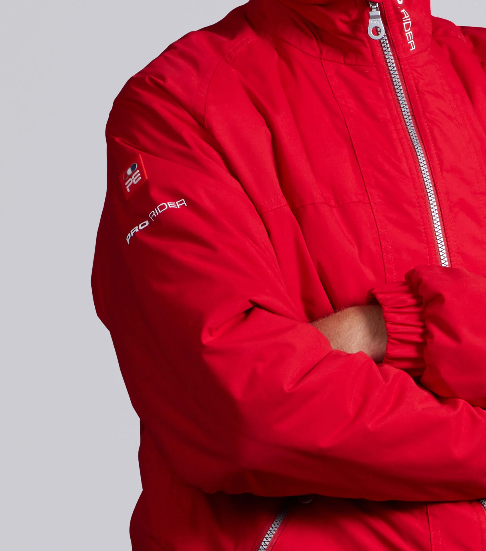 Pro Rider Mens Waterproof Jacket Red - Image 5