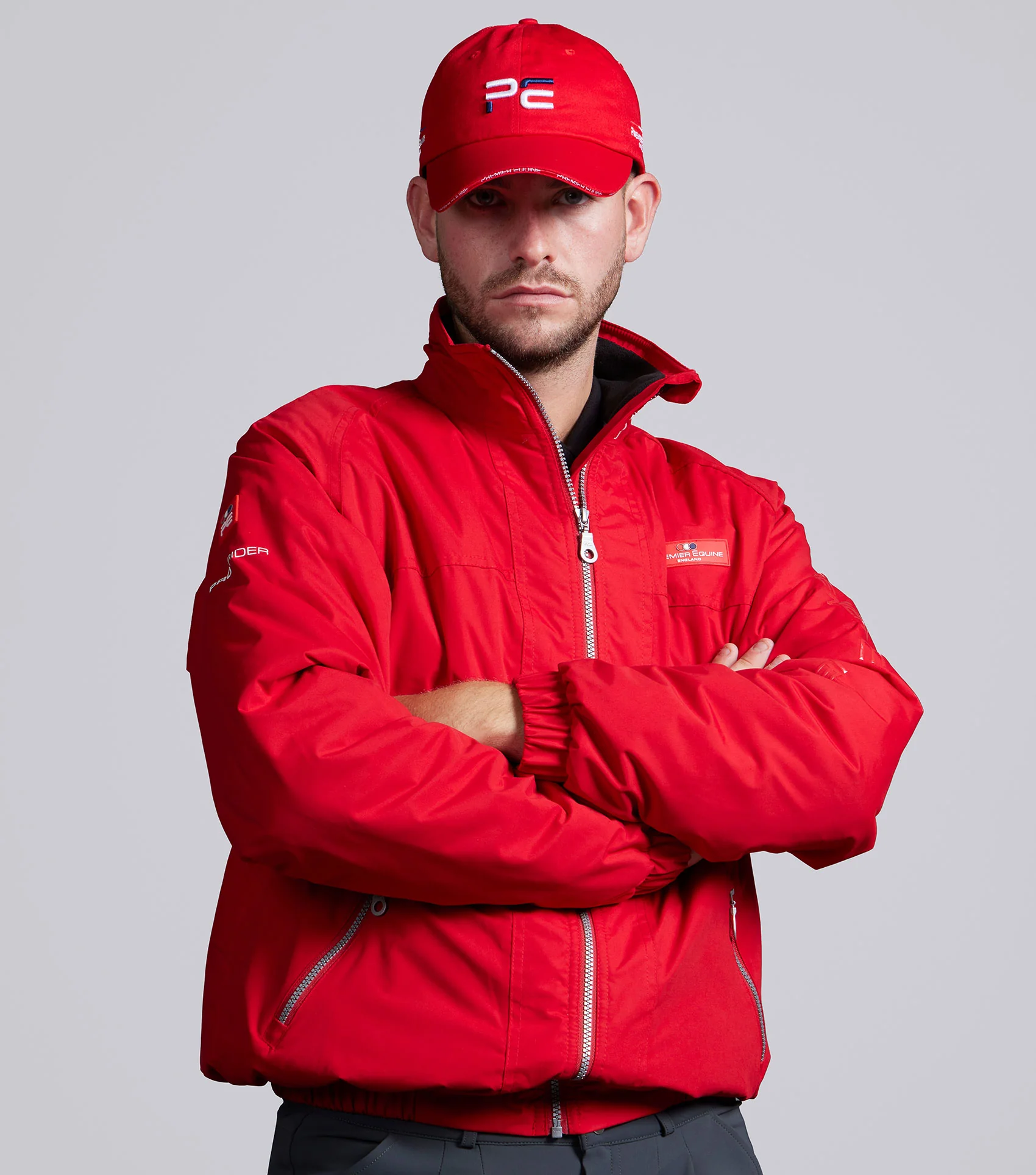 Pro Rider Mens Waterproof Jacket Red - Image 6