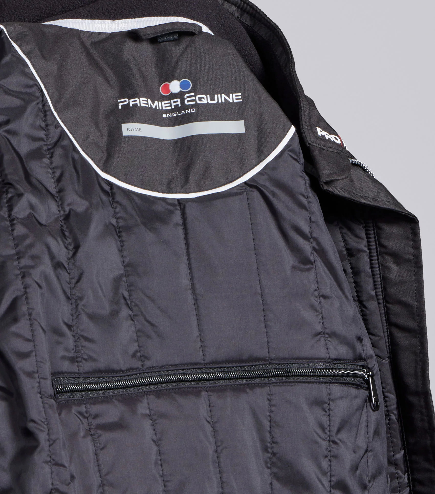 Pro Rider Unisex Waterproof Riding Jacket Black - Image 3