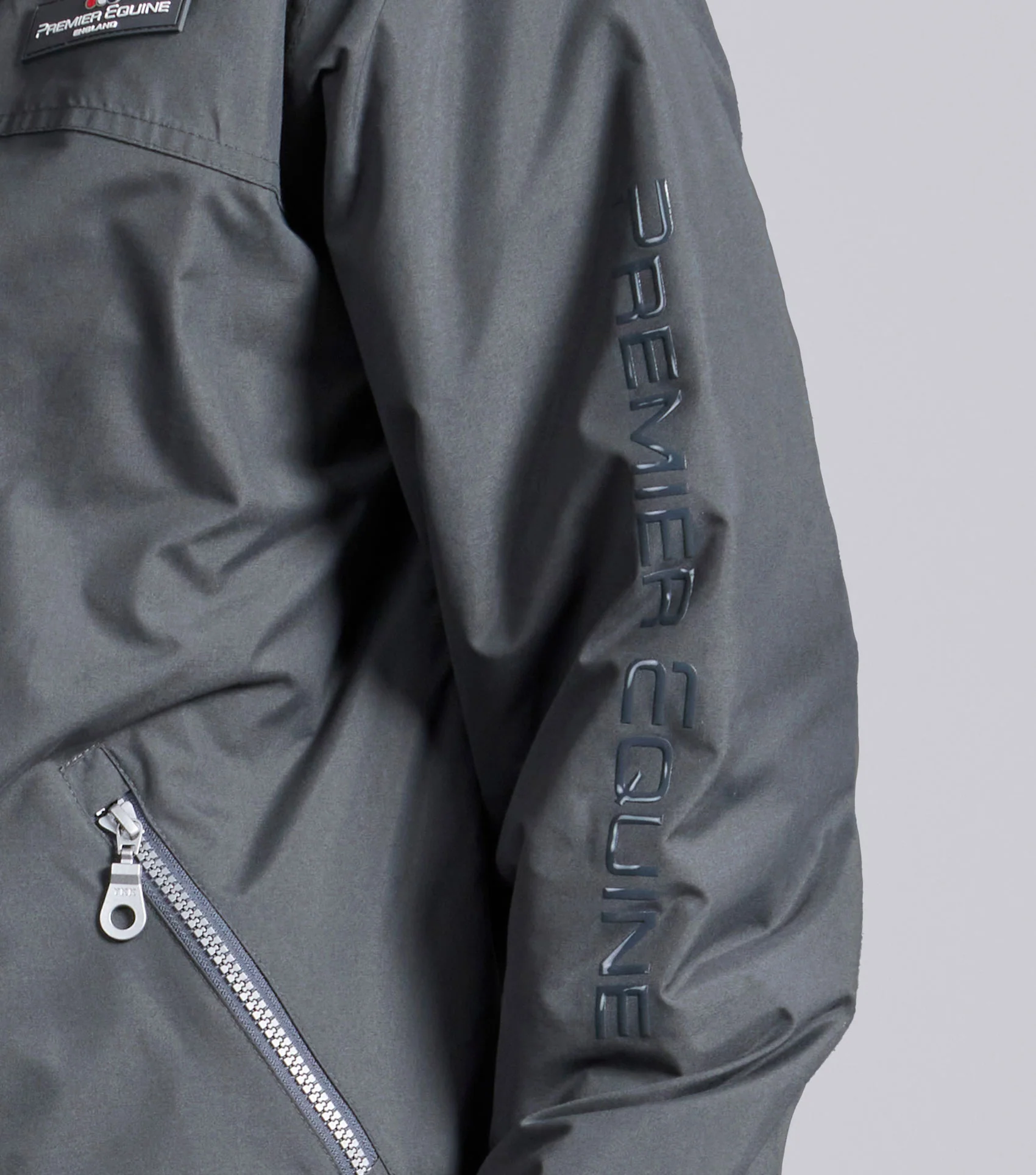 Pro Rider Unisex Waterproof Riding Jacket Anthracite Grey - Image 3