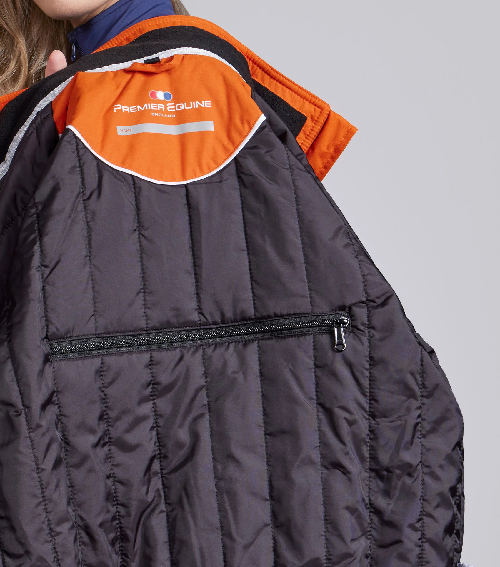 Pro Rider Unisex Waterproof Riding Jacket Burnt Orange - Image 5