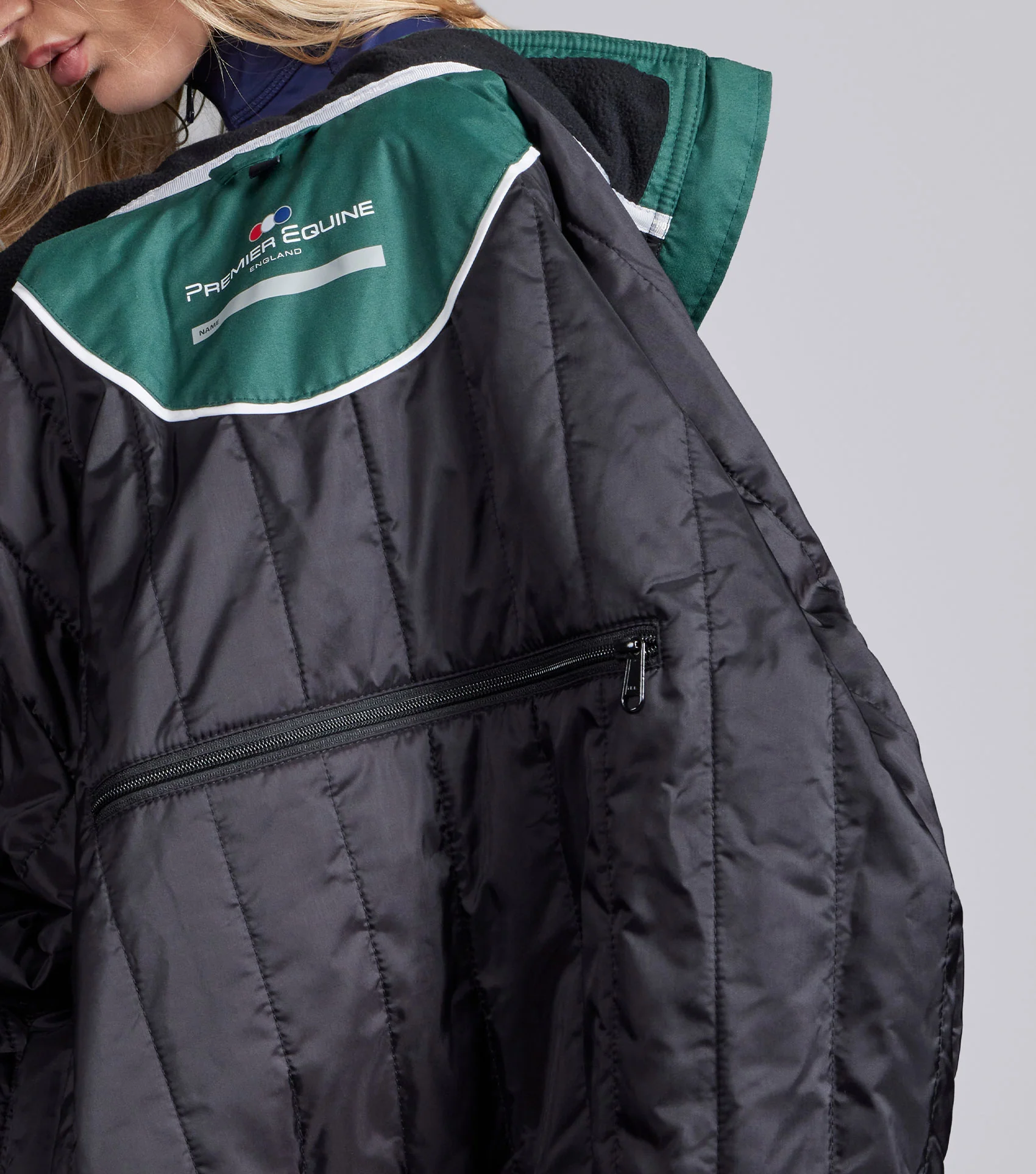 Pro Rider Unisex Waterproof Riding Jacket Green - Image 4