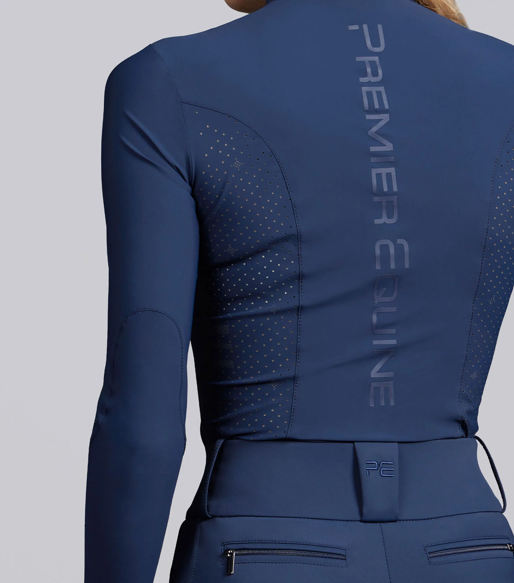 Prospero Long Sleeve Training Top Navy - Image 5