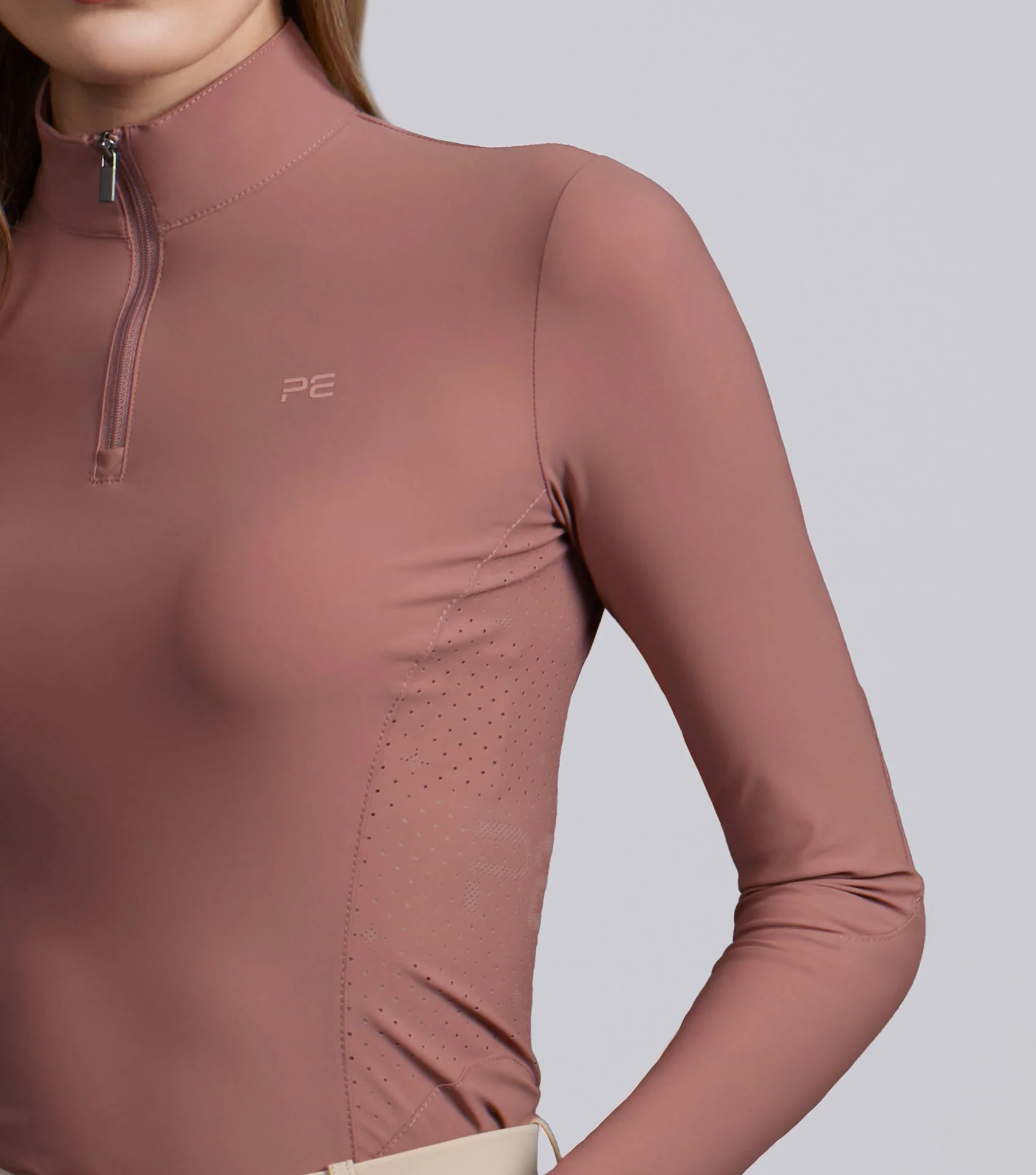 Prospero Long Sleeve Training Top Rosewood - Image 4