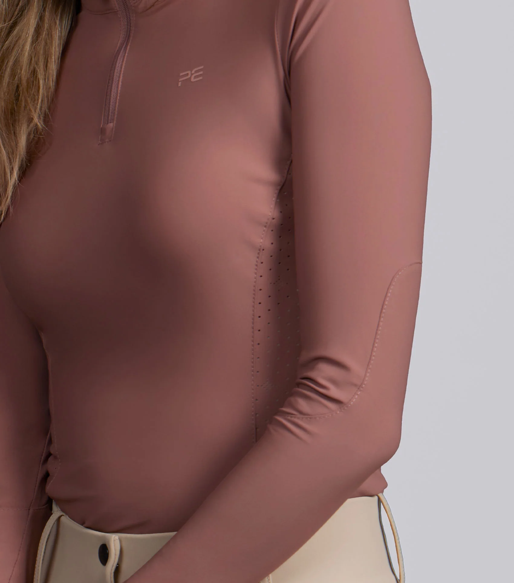 Prospero Long Sleeve Training Top Rosewood - Image 5