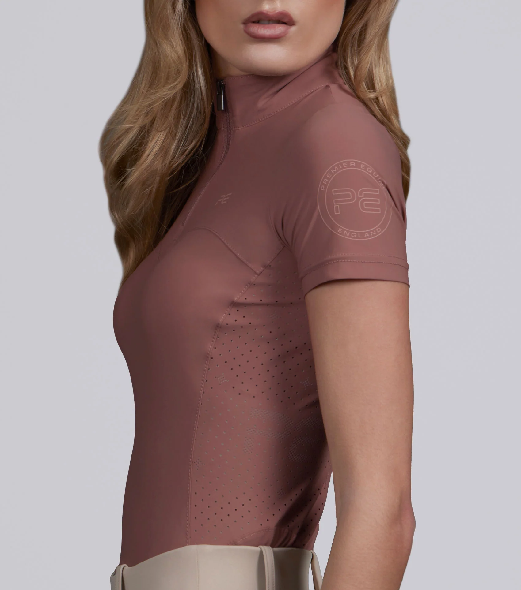 Prospero Short Sleeve Training Top Rosewood - Image 4