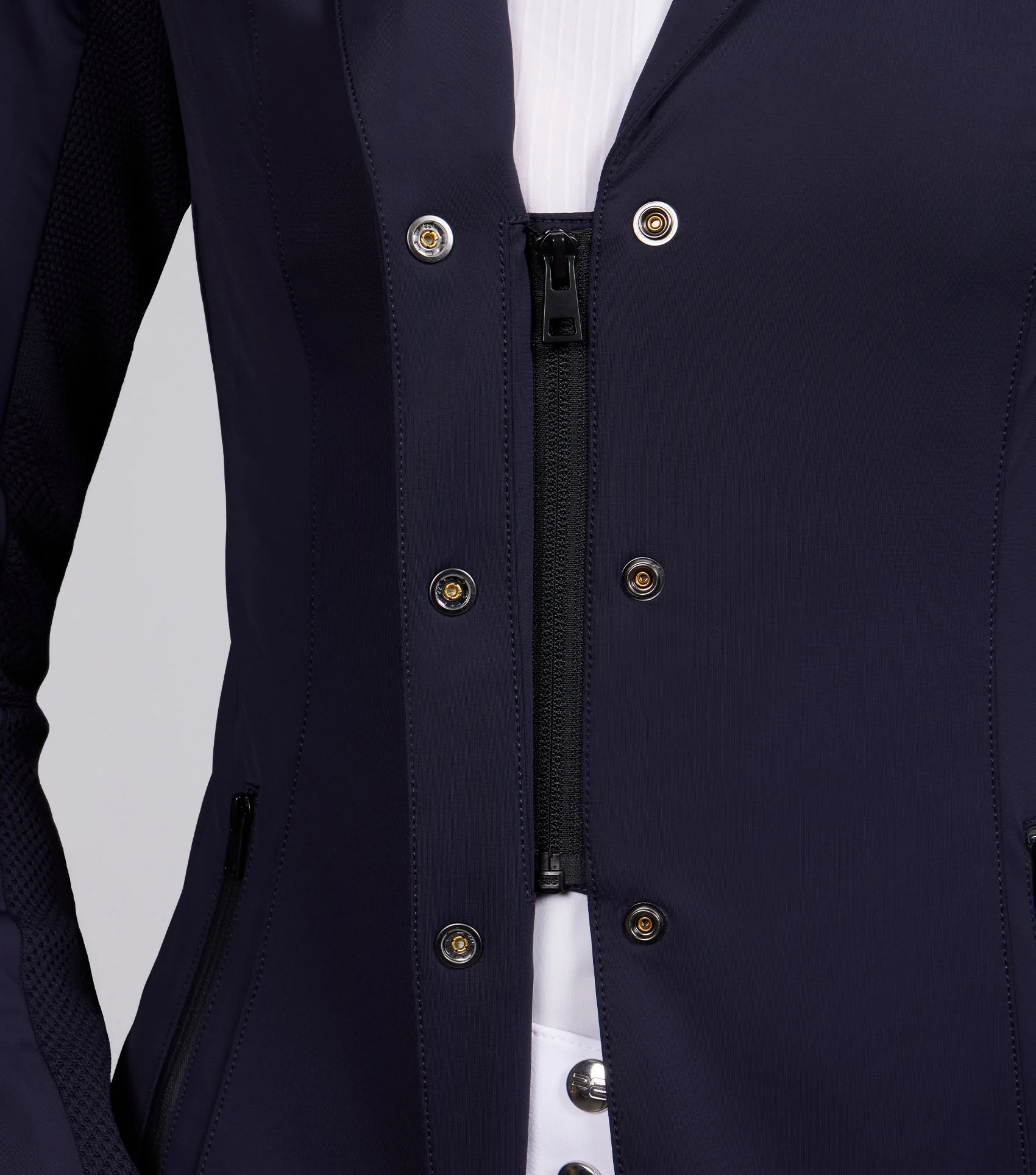 Quarto Ladies Competition Jacket French Navy - Image 4