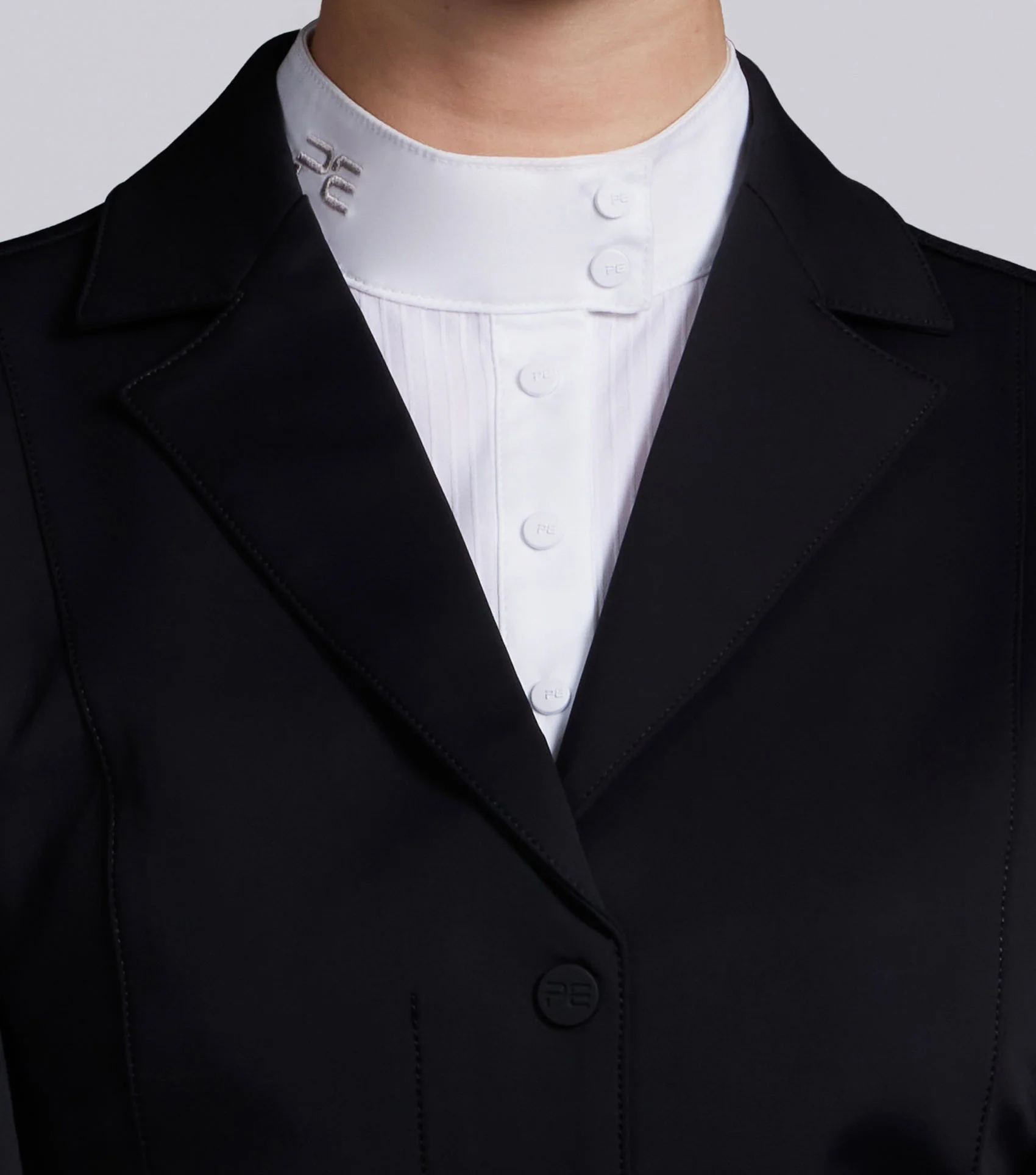 Quarto Ladies Competition Jacket Jet Black - Image 3