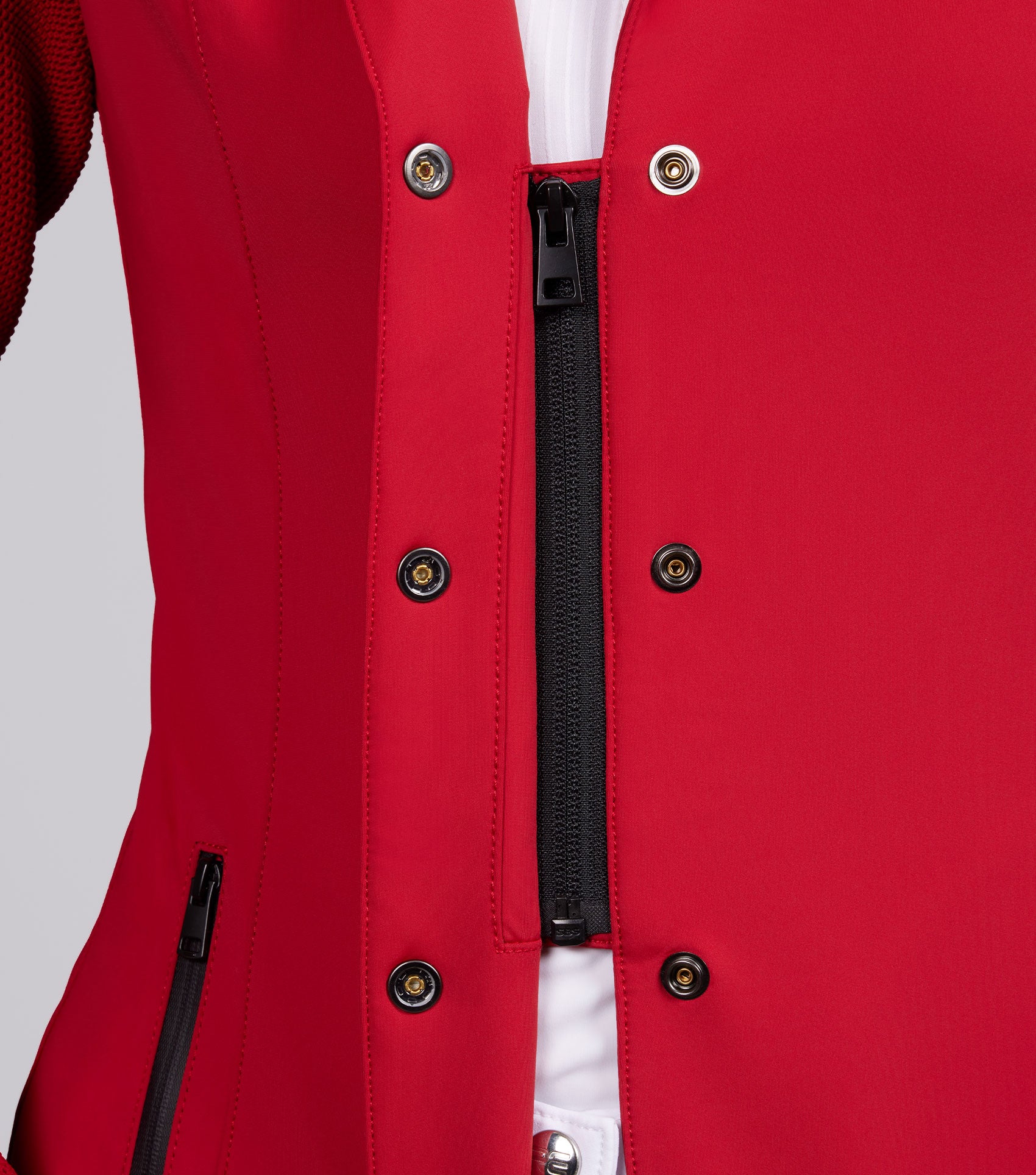 Quarto Ladies Competition Jacket London Red - Image 4