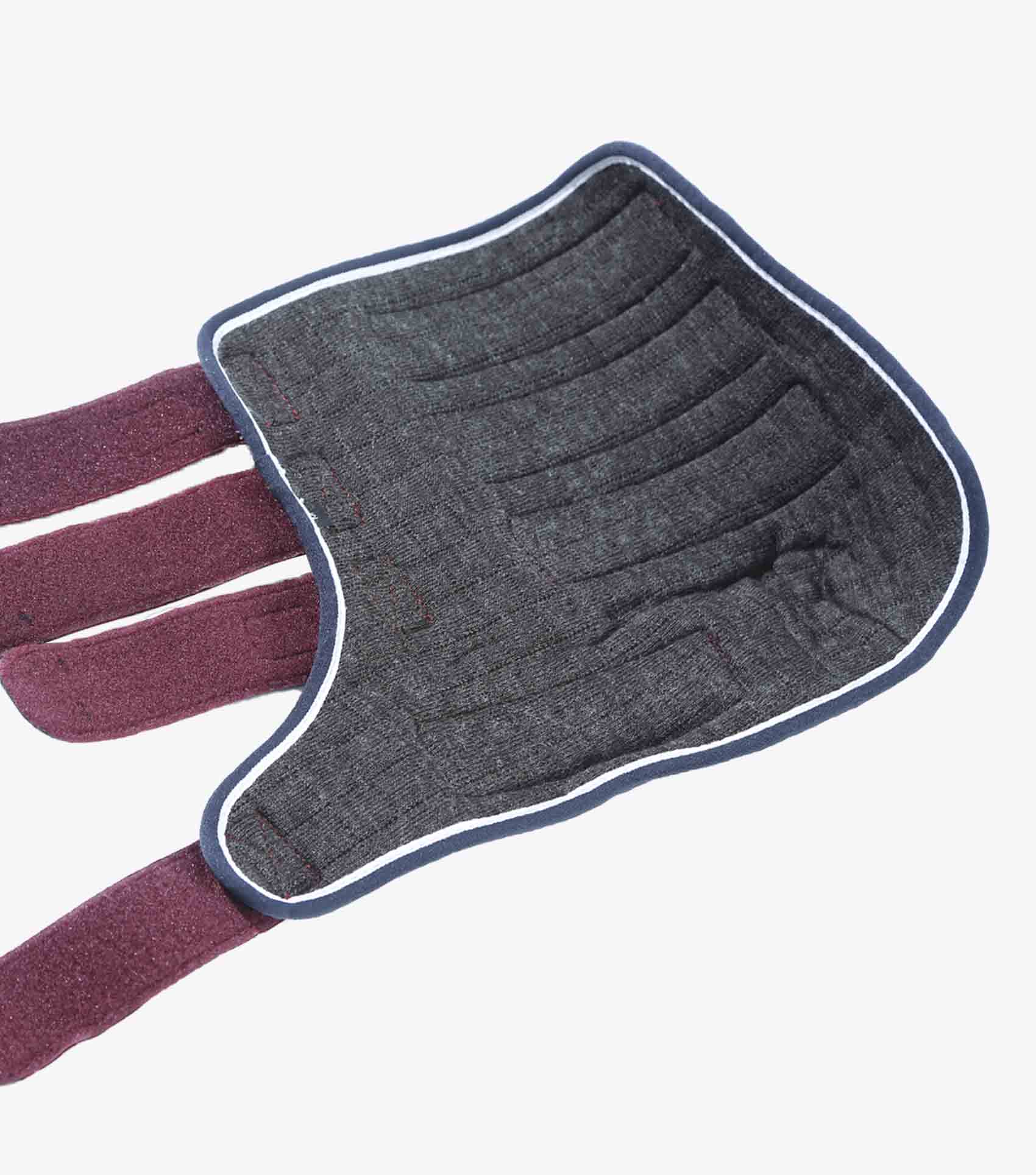 Quick Dry Horse Leg Wraps Burgundy - Image 6