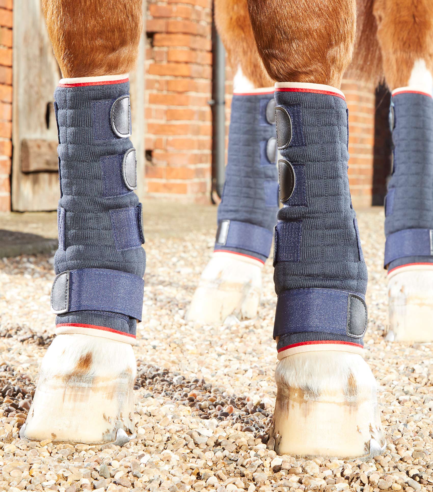 Quick Dry Horse Leg Wraps Navy - Image 4