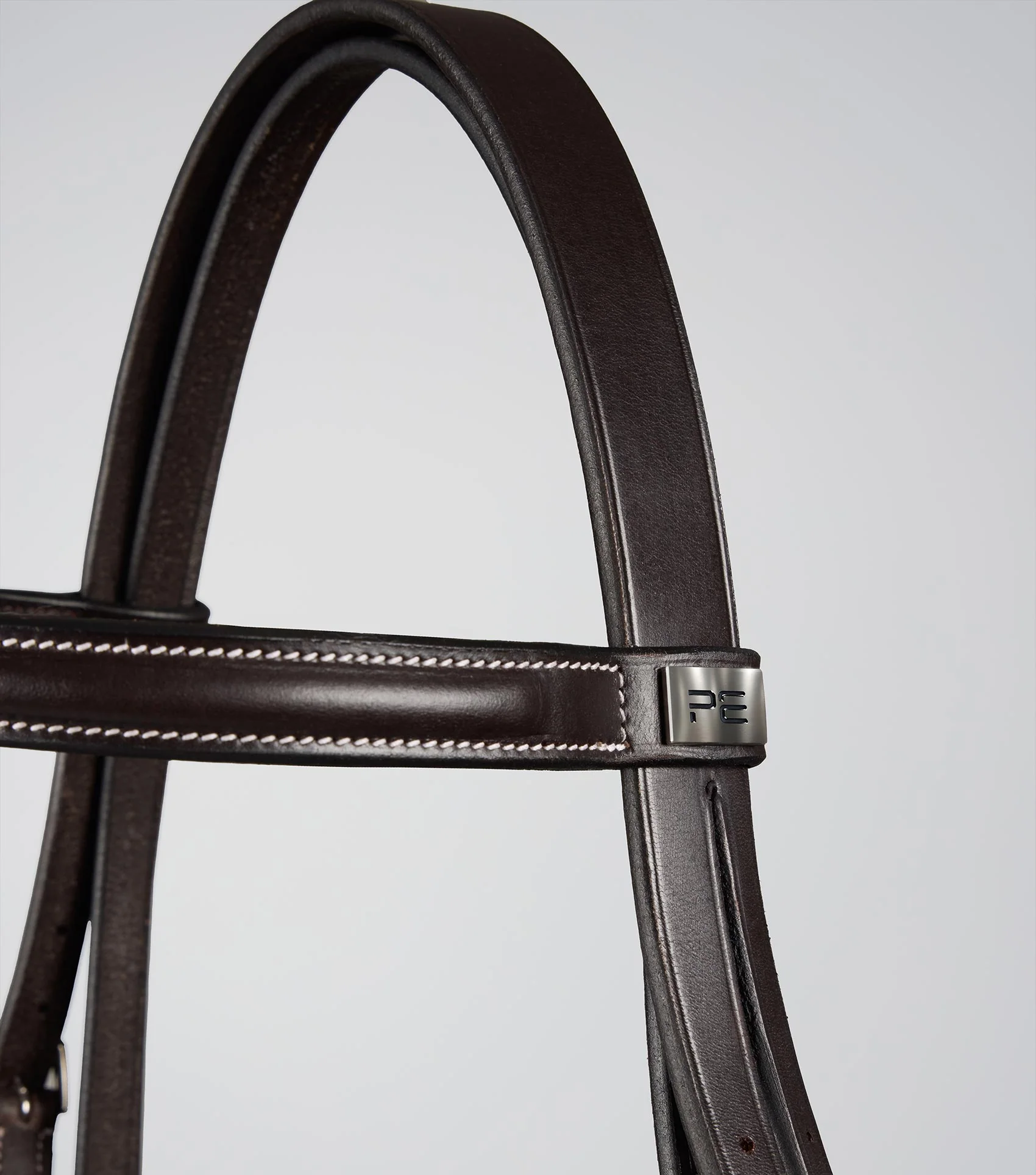 Raised Browband for Raised Jump Bridle Dark Havana - Image 3