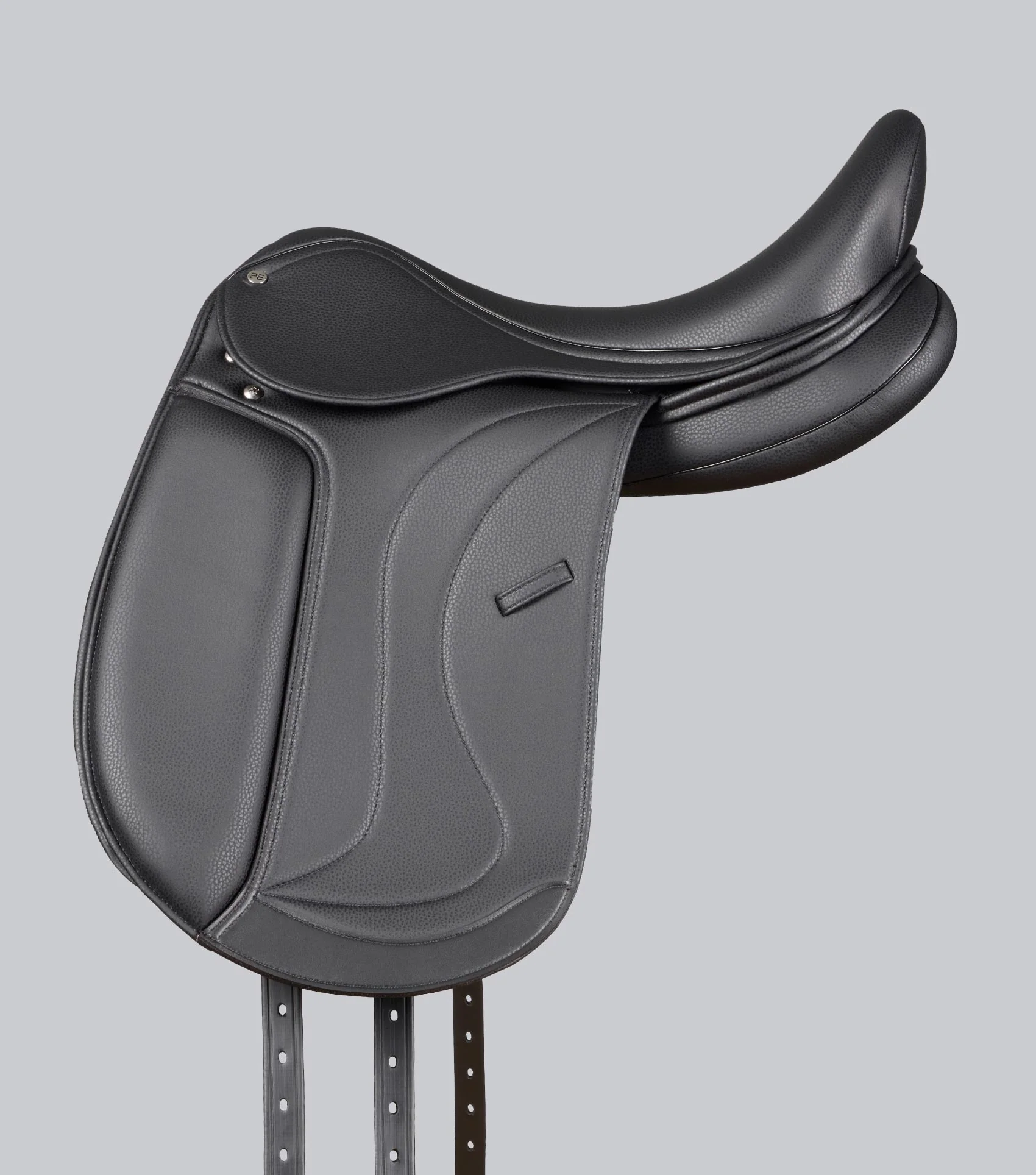 Reims Synthetic Dressage Saddle Black - Image 3