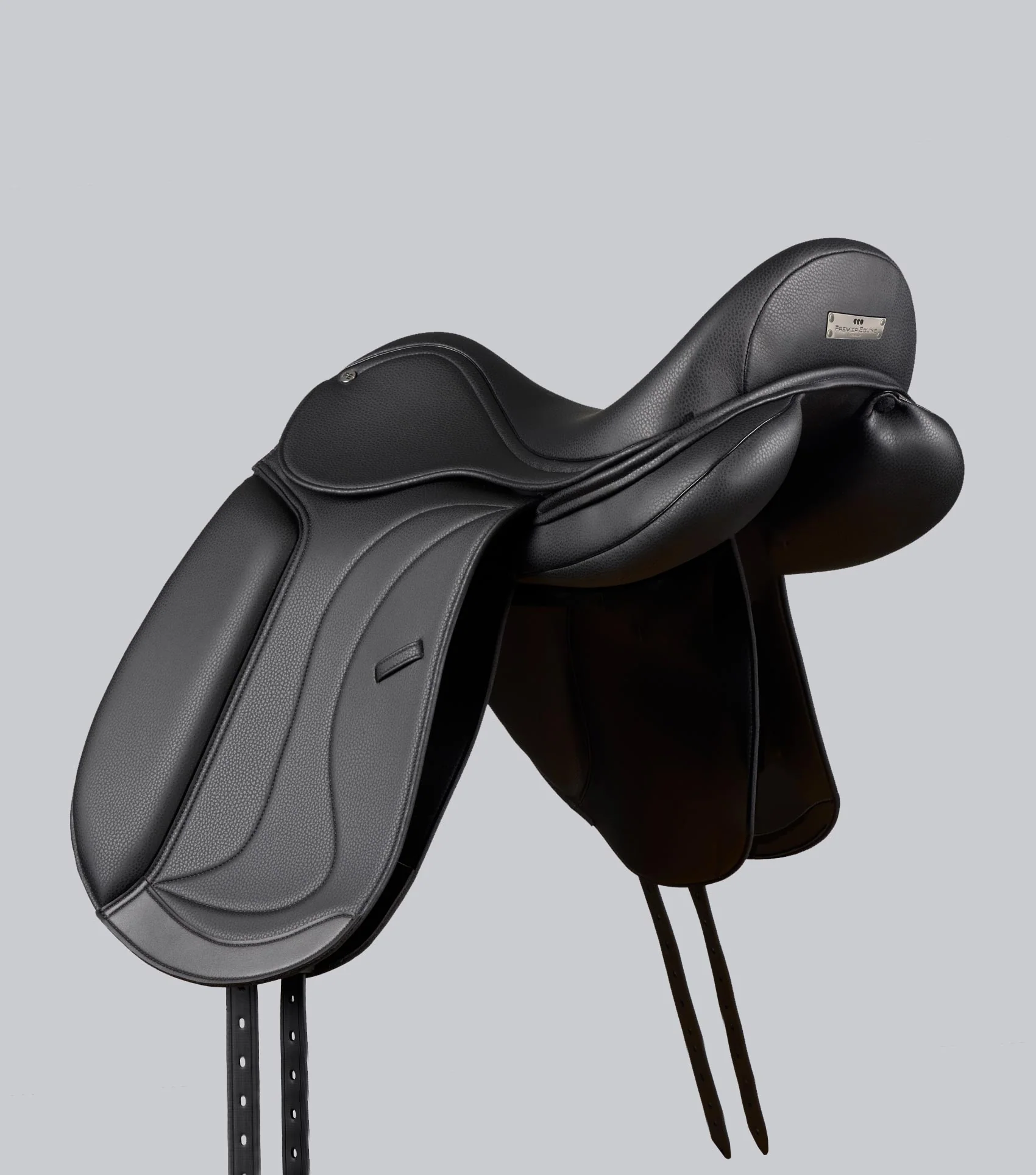 Reims Synthetic Dressage Saddle Black - Image 4