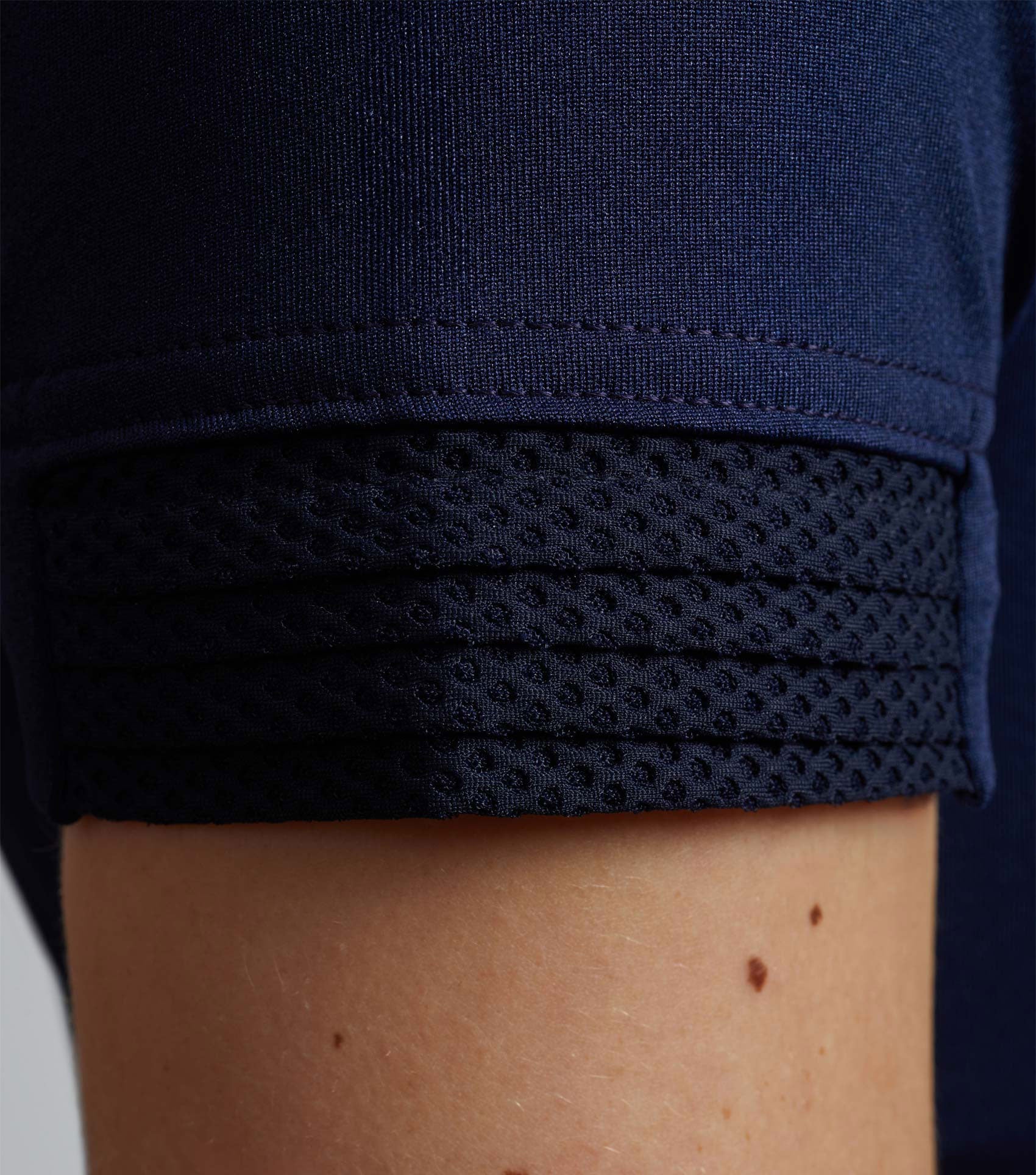 Remisa Ladies Technical Short Sleeve Riding Top Navy - Image 5