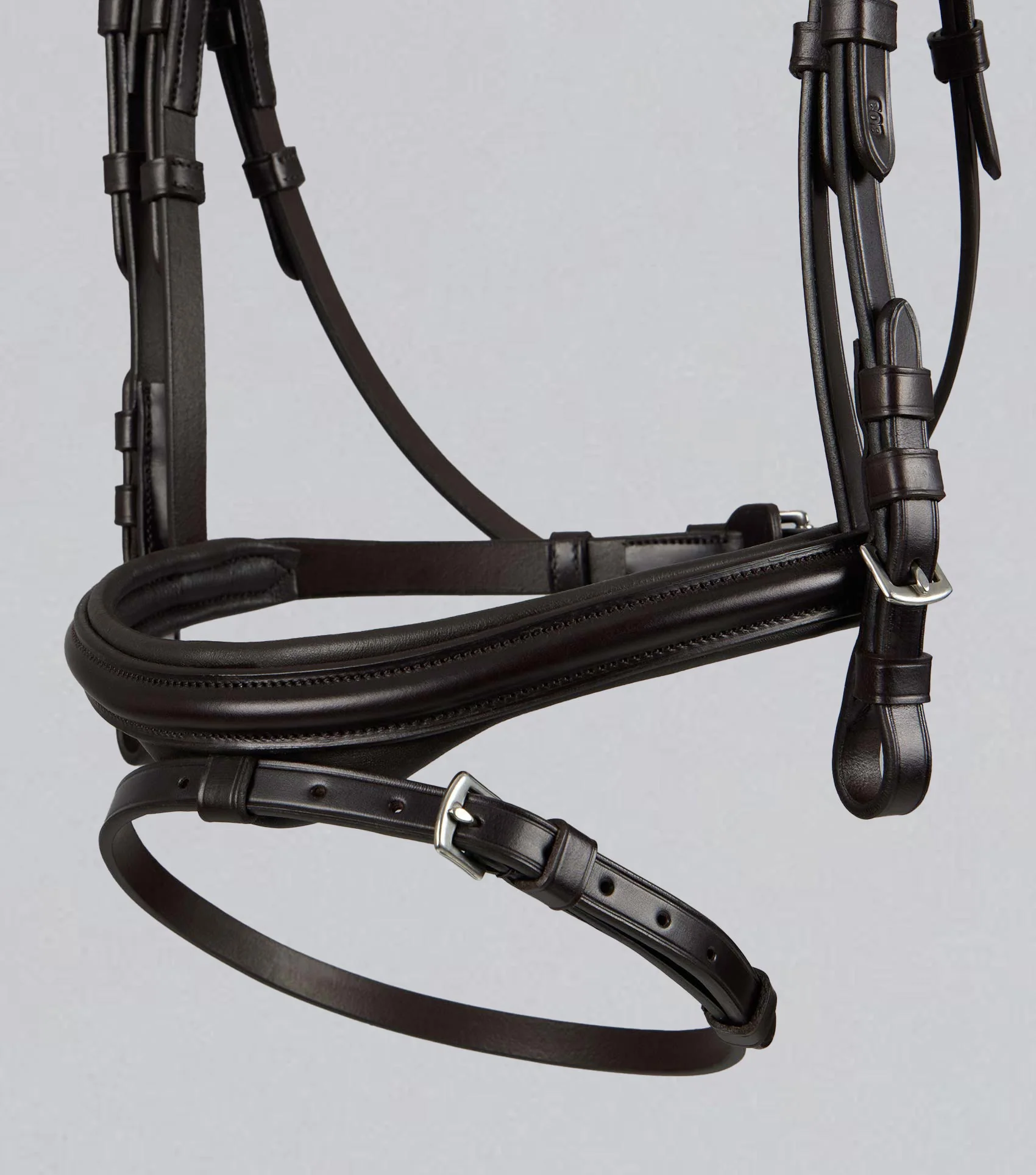 Rivere Snaffle Bridle Brown - Image 4
