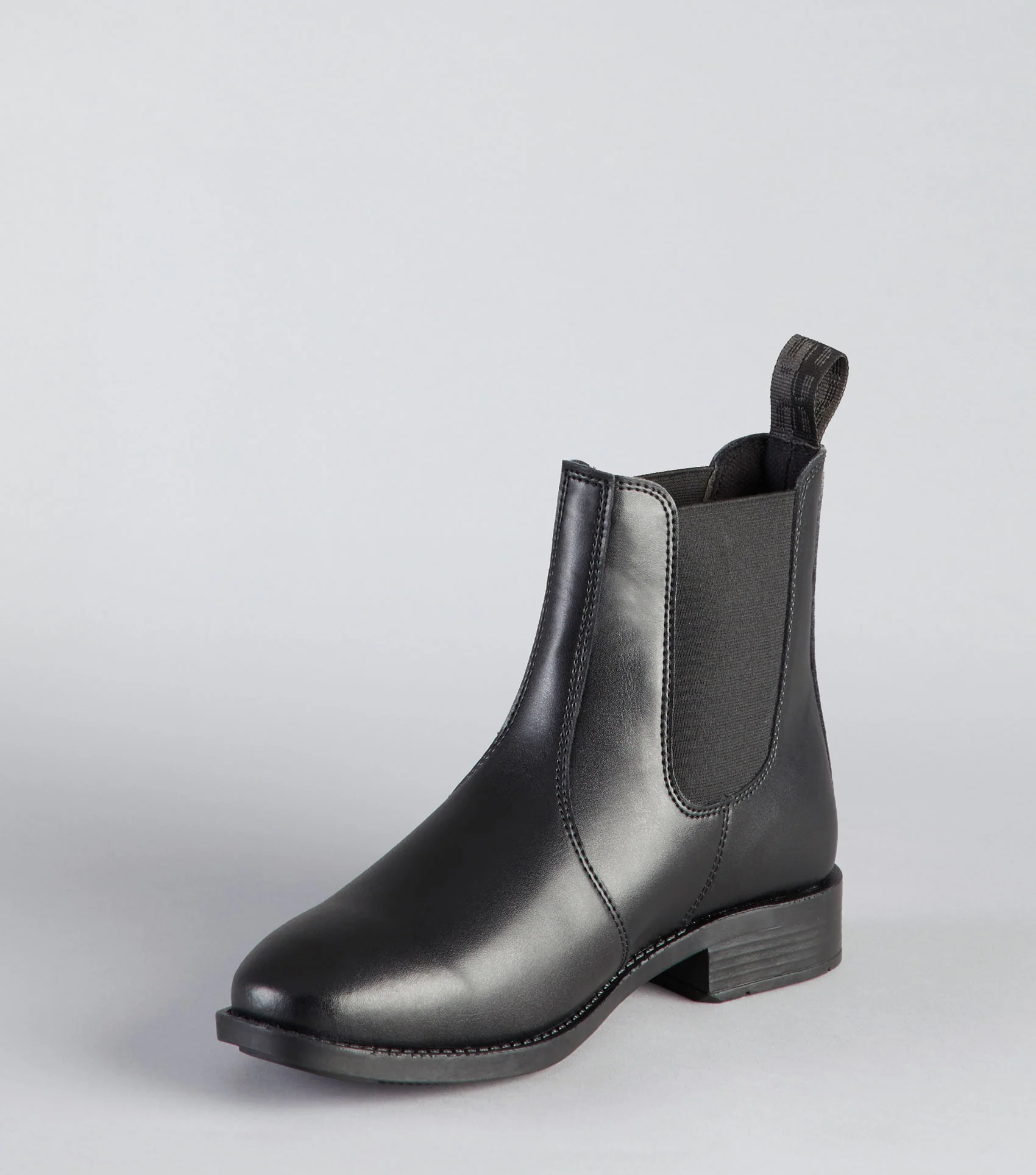 SALE - Rossago Synthetic Chelsea Paddock Boots Black - Image 4