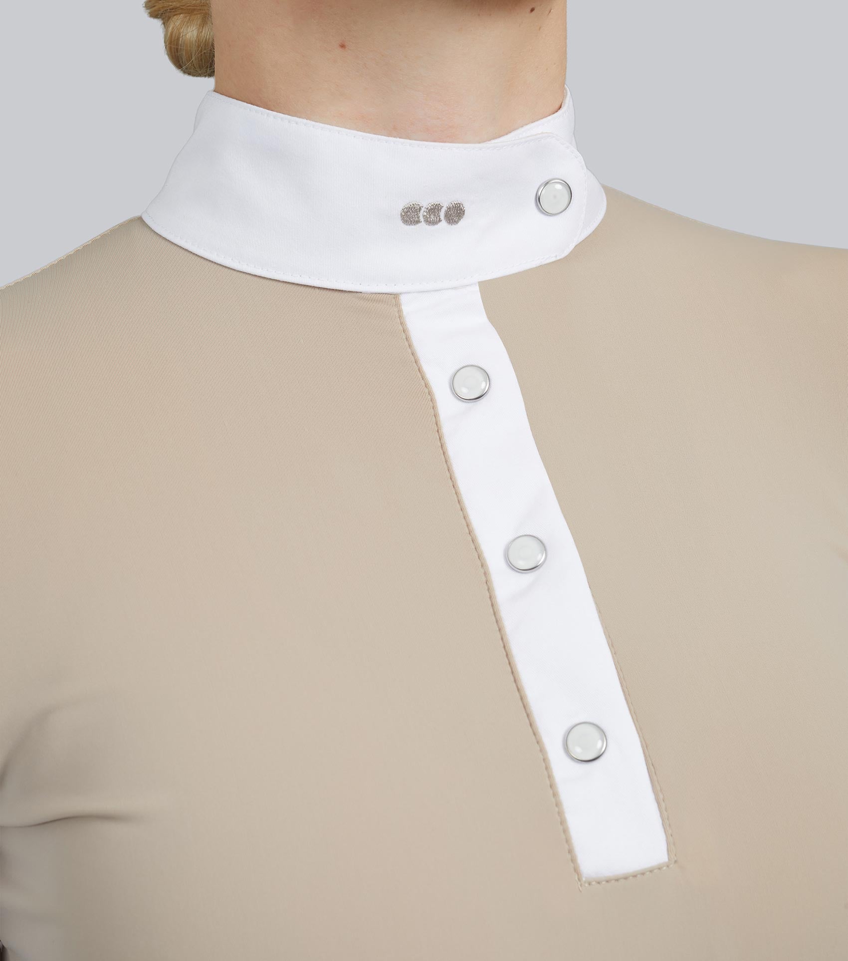 Rossini Lycra Show Shirt Beige - Image 4
