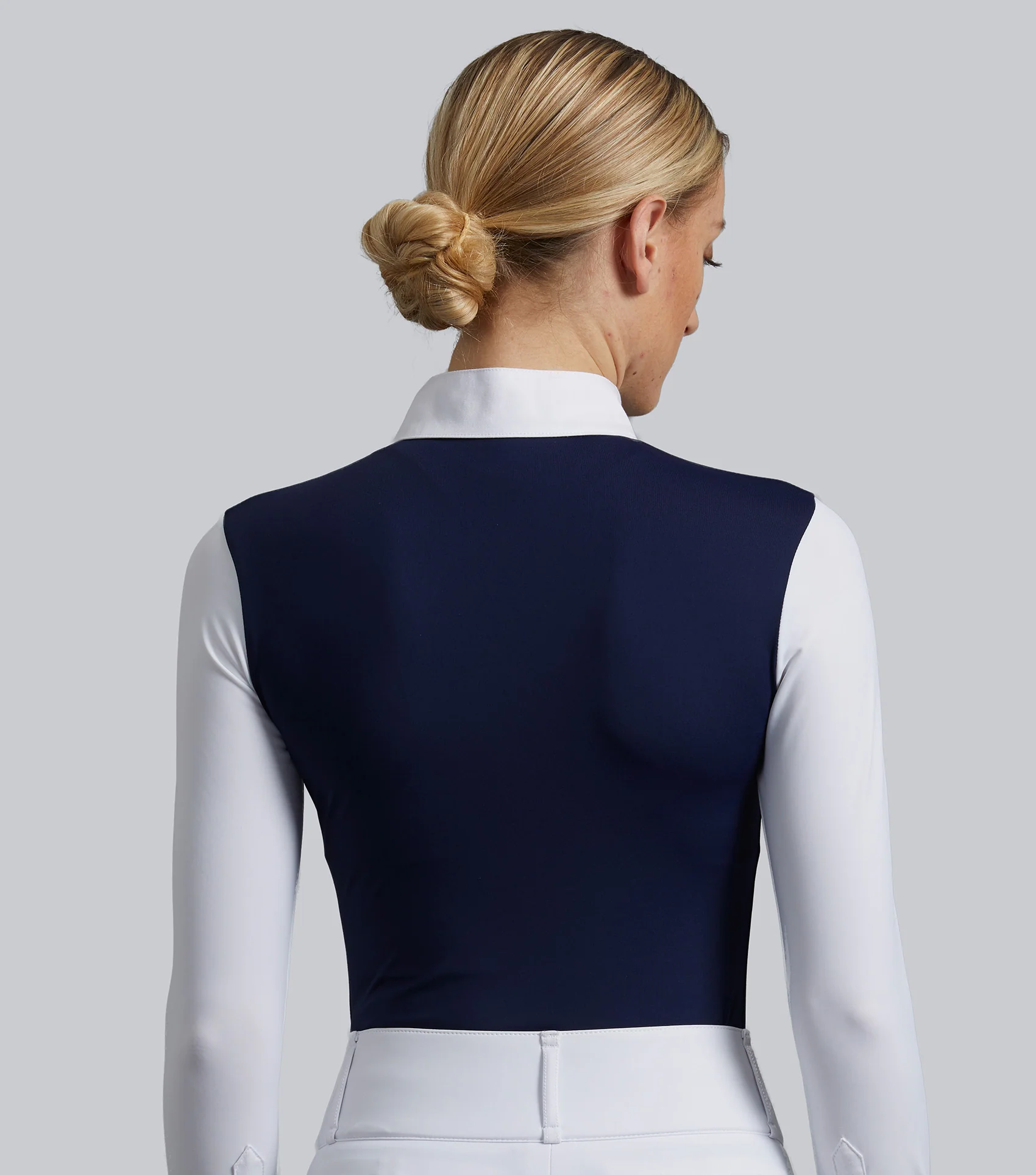 Rossini Lycra Show Shirt Navy - Image 3