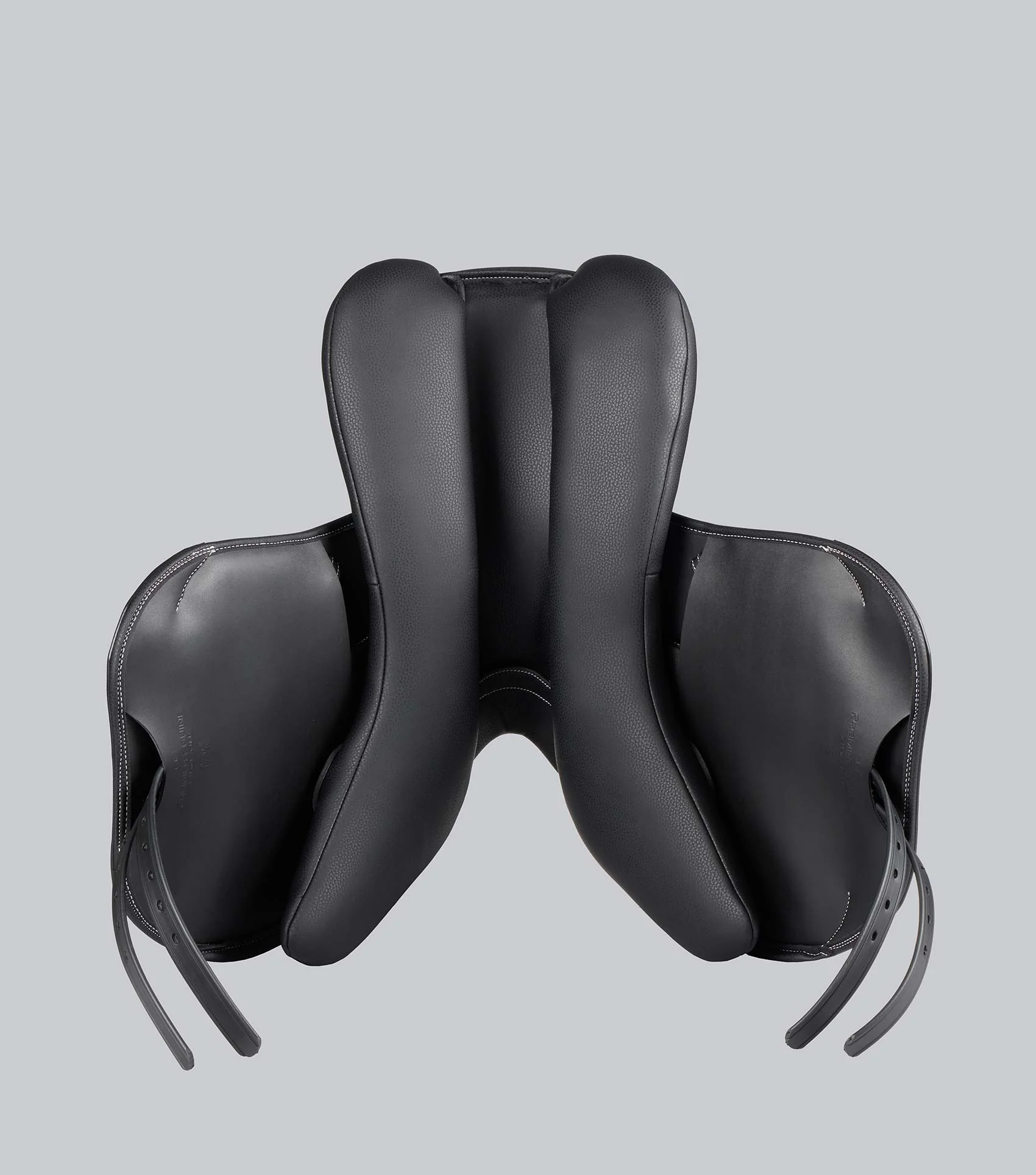 Rouen Synthetic Monoflap Cross Country Saddle Black - Image 6