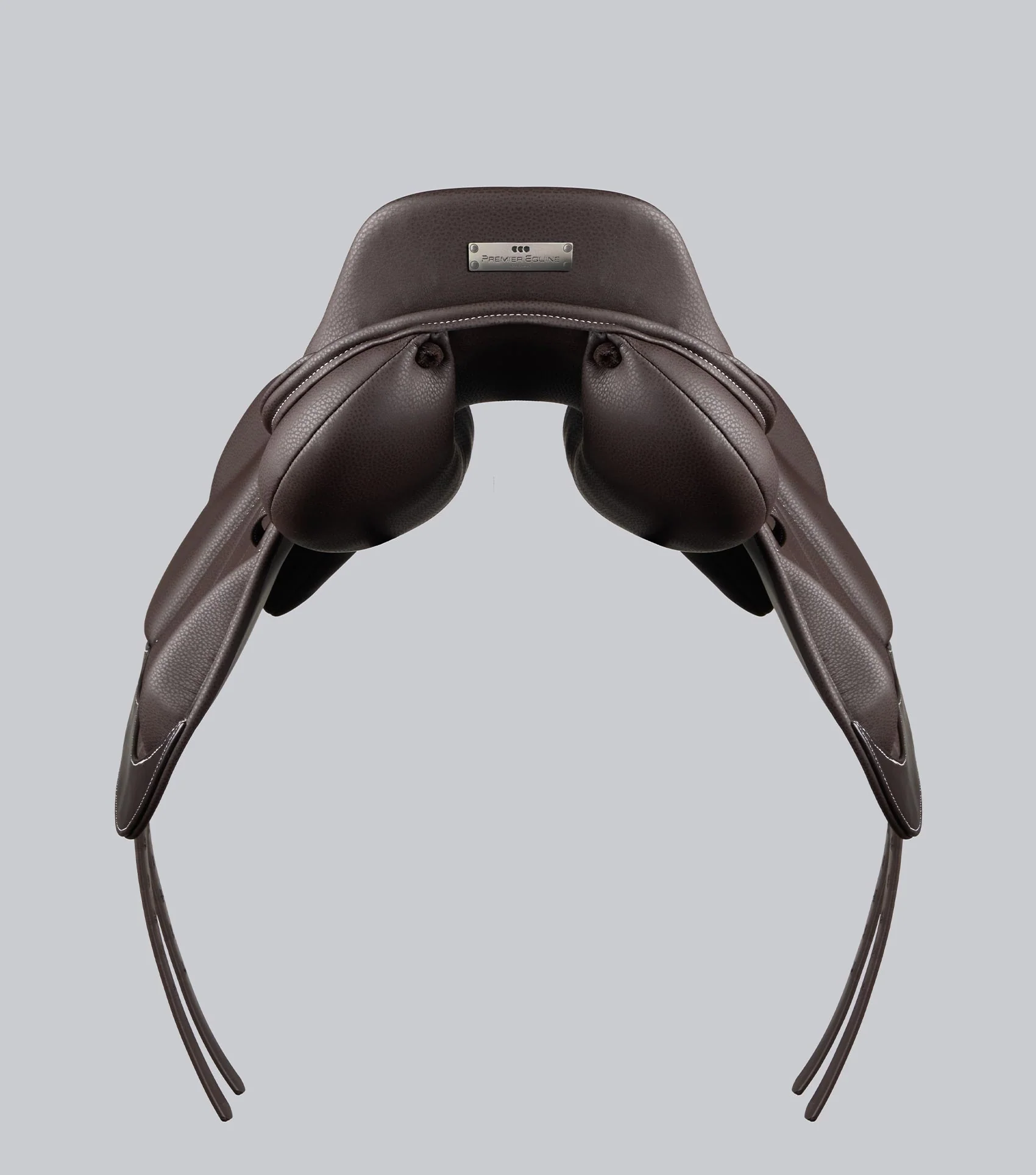 Rouen Synthetic Monoflap Cross Country Saddle Dark Havana - Image 5