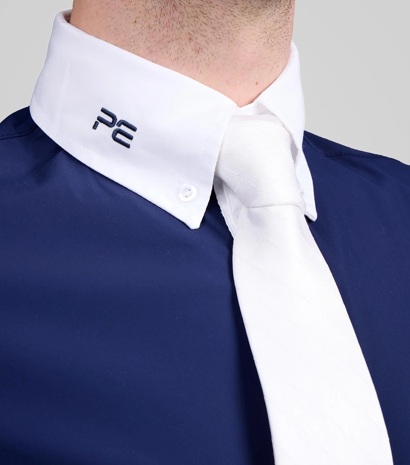 Rubato Men's Short Sleeve Show Shirt Navy - Image 3