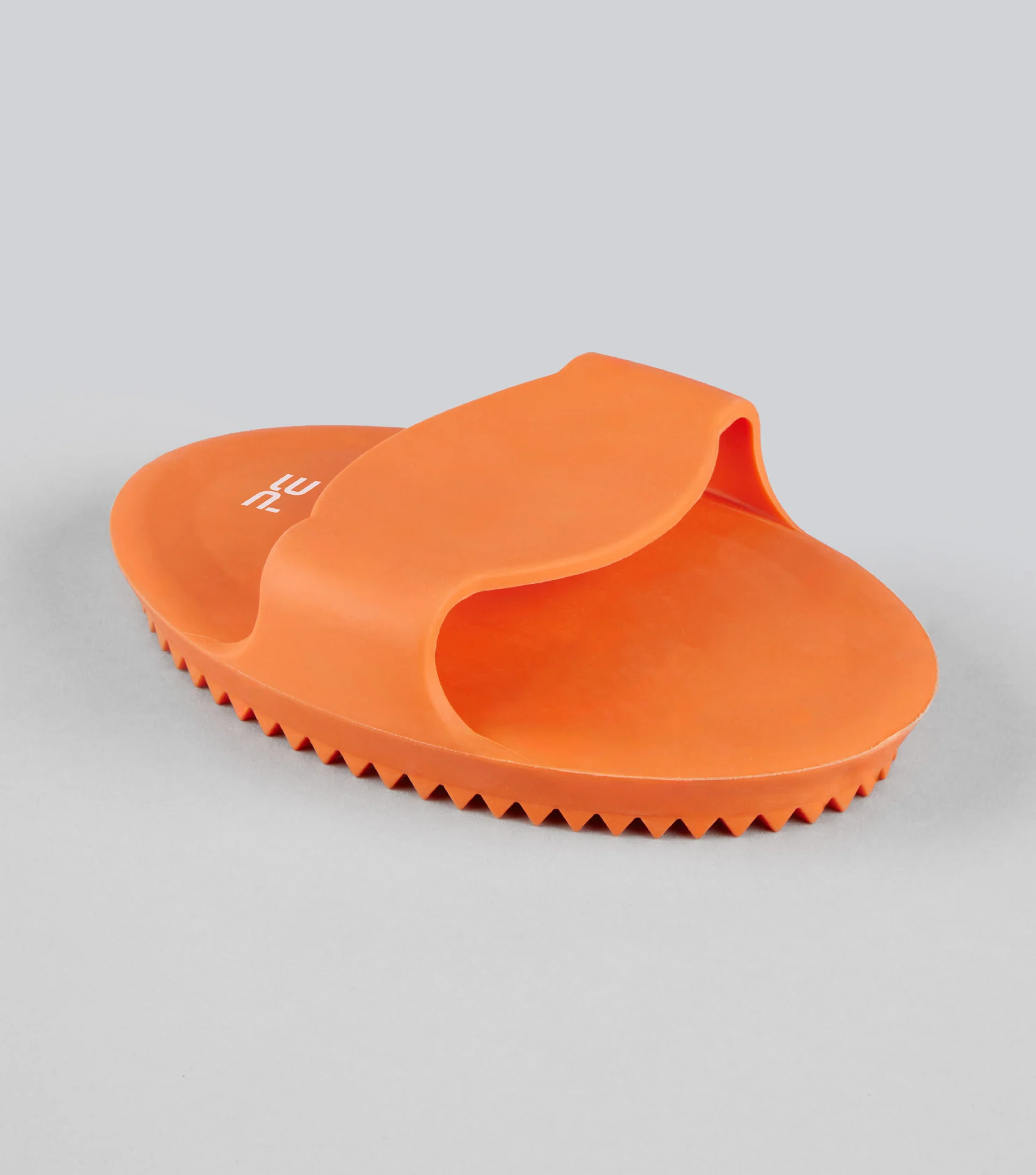 Rubber Curry Comb Orange