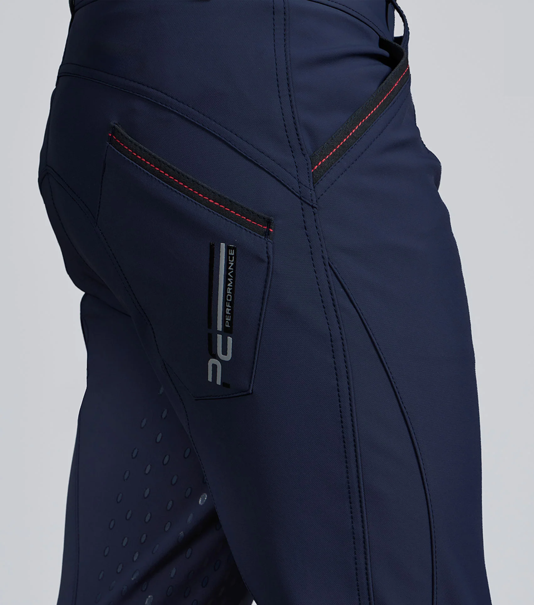 SALE - Barusso Men's Gel Knee Breeches Navy - Image 4