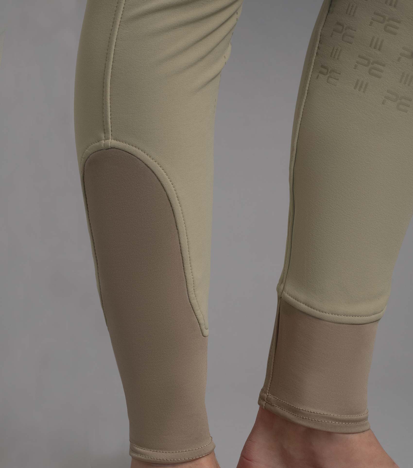 SALE - Levanzo Men's Full Seat Gel Competition Breeches Beige - Image 5
