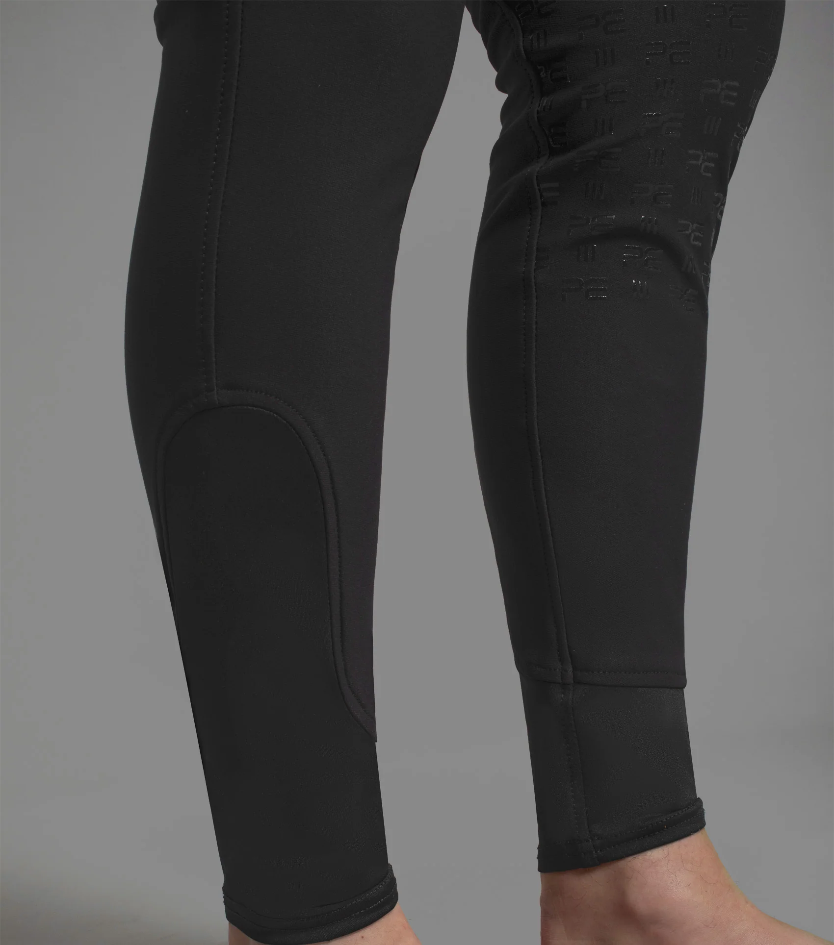 SALE - Levanzo Men's Full Seat Gel Riding Breeches Black - Image 6