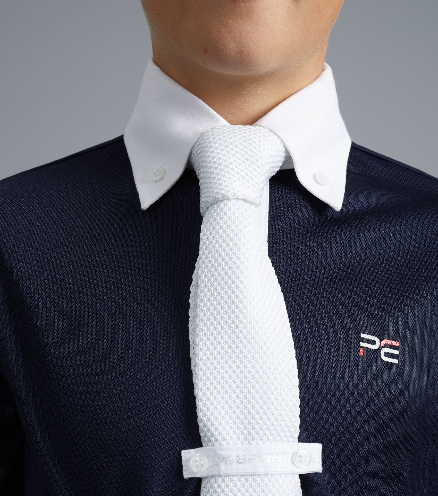 SALE Mini Giulio Boy's Long Sleeve Show Shirt Navy - Image 4