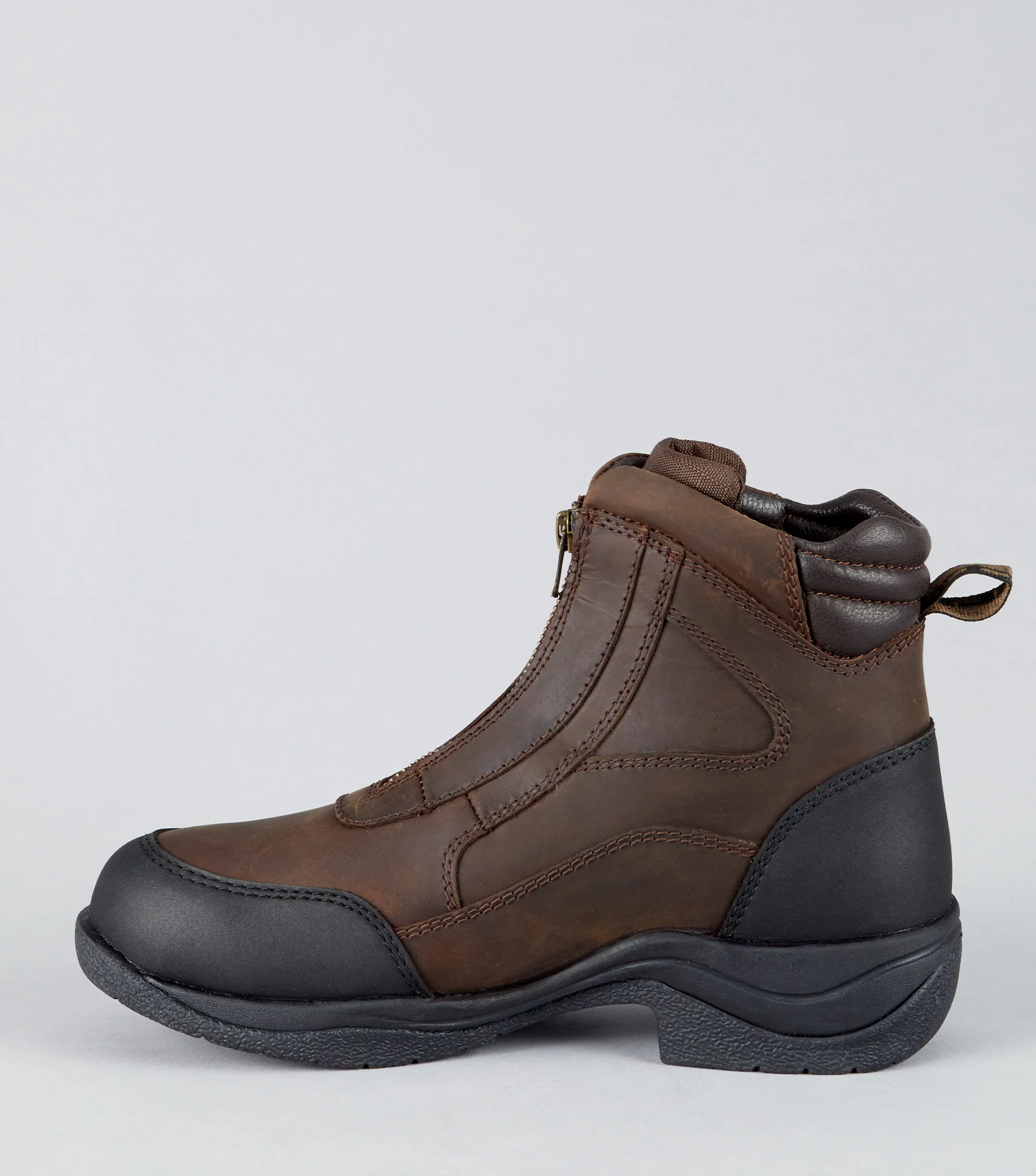 Sale Vinci Waterproof Zip Front Boots Brown - Image 3