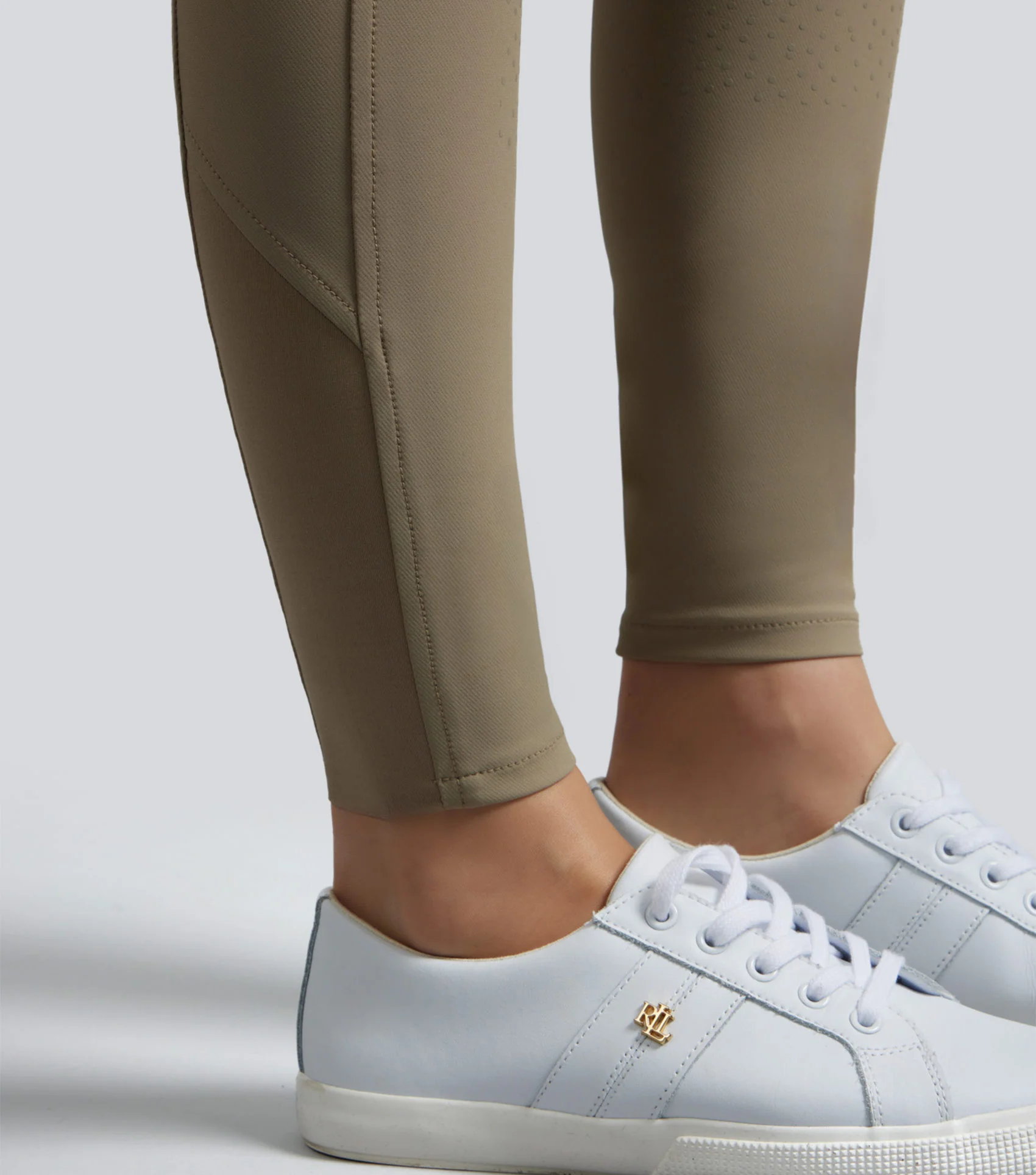 SALE - Salento Womens Full Seat Riding Breeches Timberwolf - Image 5