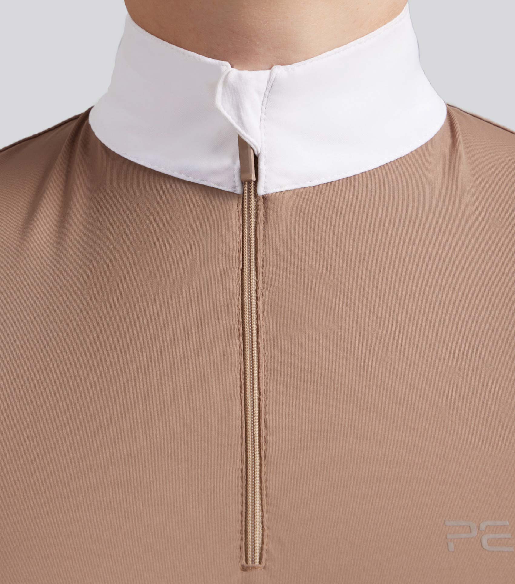 SALE - Salento Womens Long Sleeve Riding Top Fossil - Image 4
