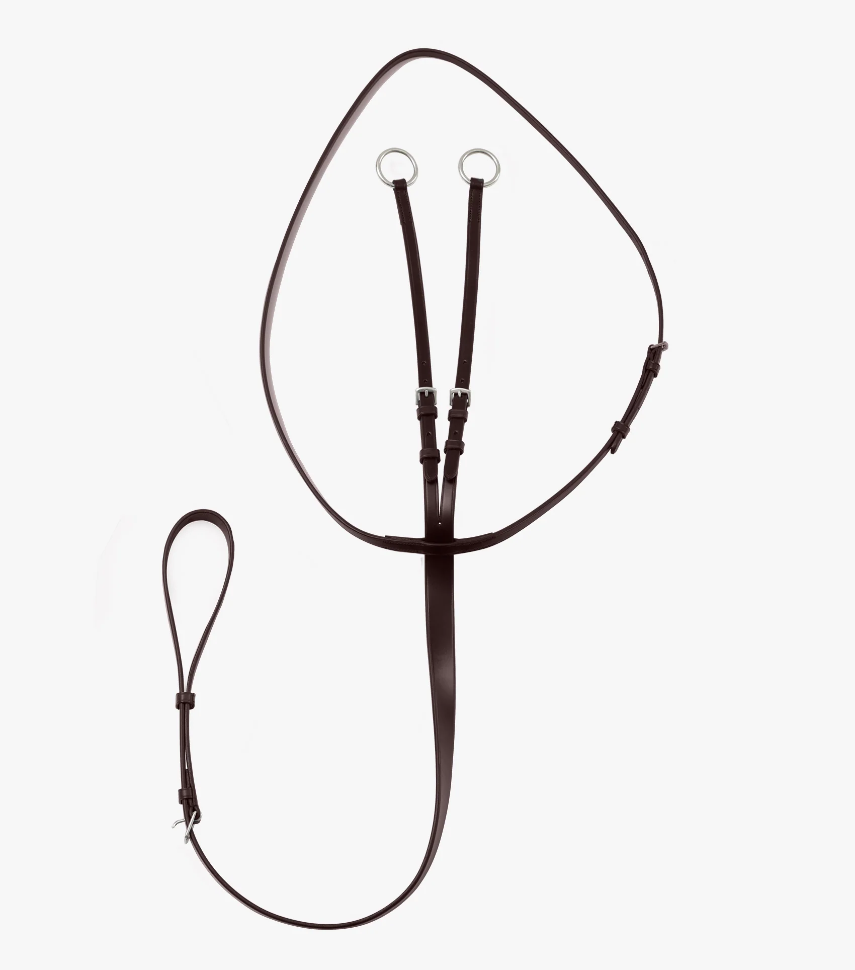 Santadi Adjustable Running Martingale Brown - Image 3