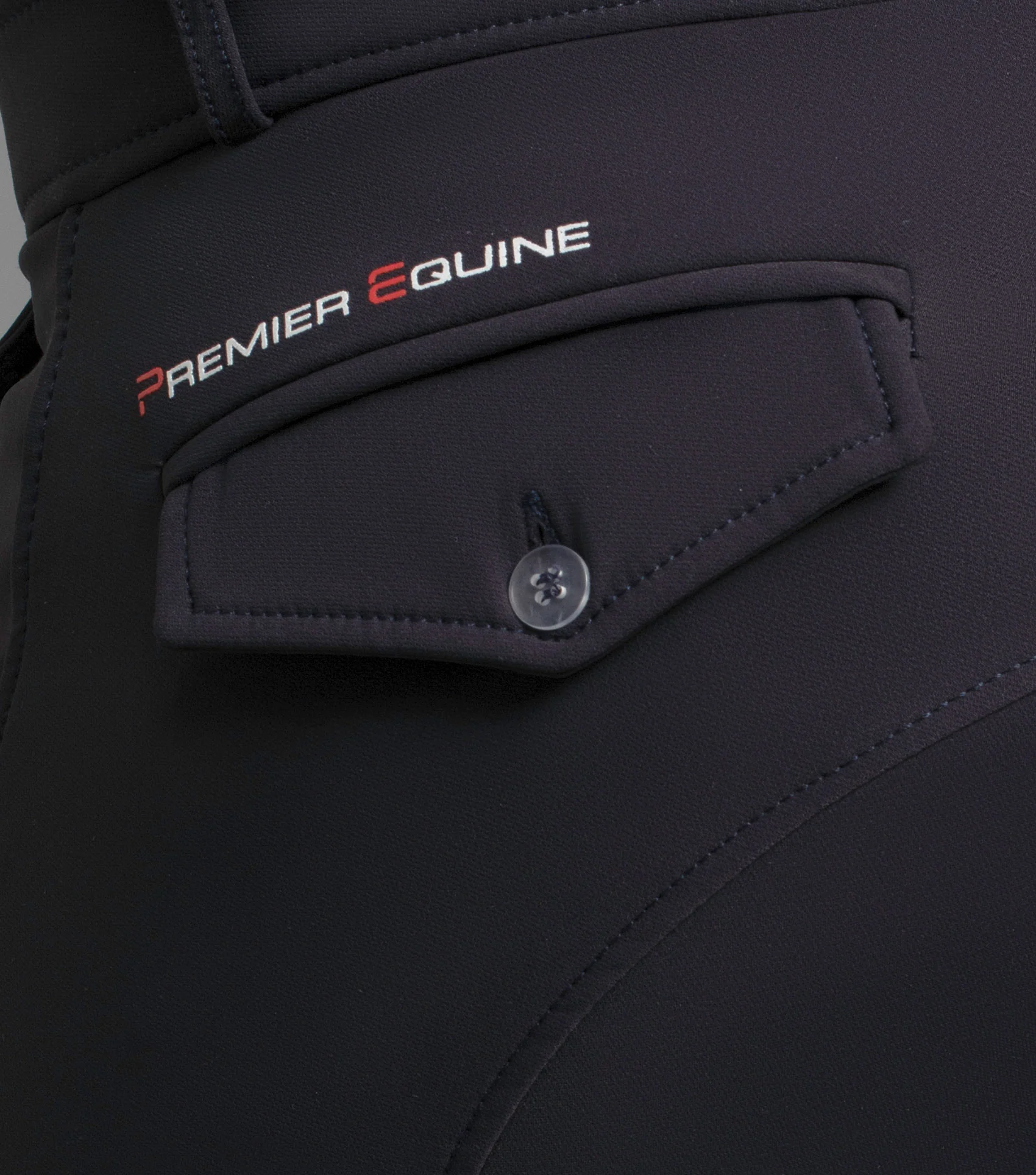 SALE - Santino Men's Gel Knee Riding Breeches Navy - Image 4